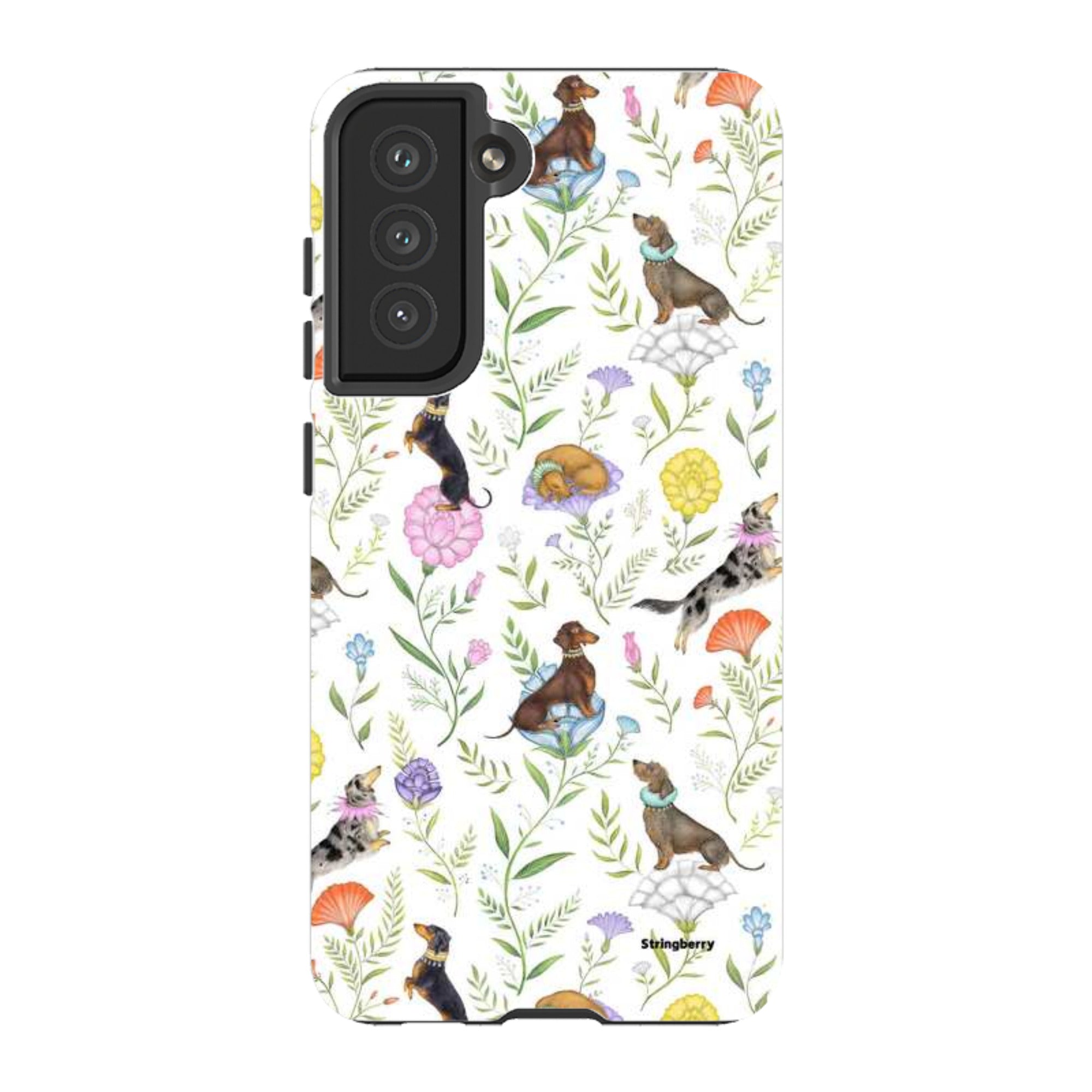 Samsung Tough Case - Doxy Day Afternoon White By Catherine Rowe