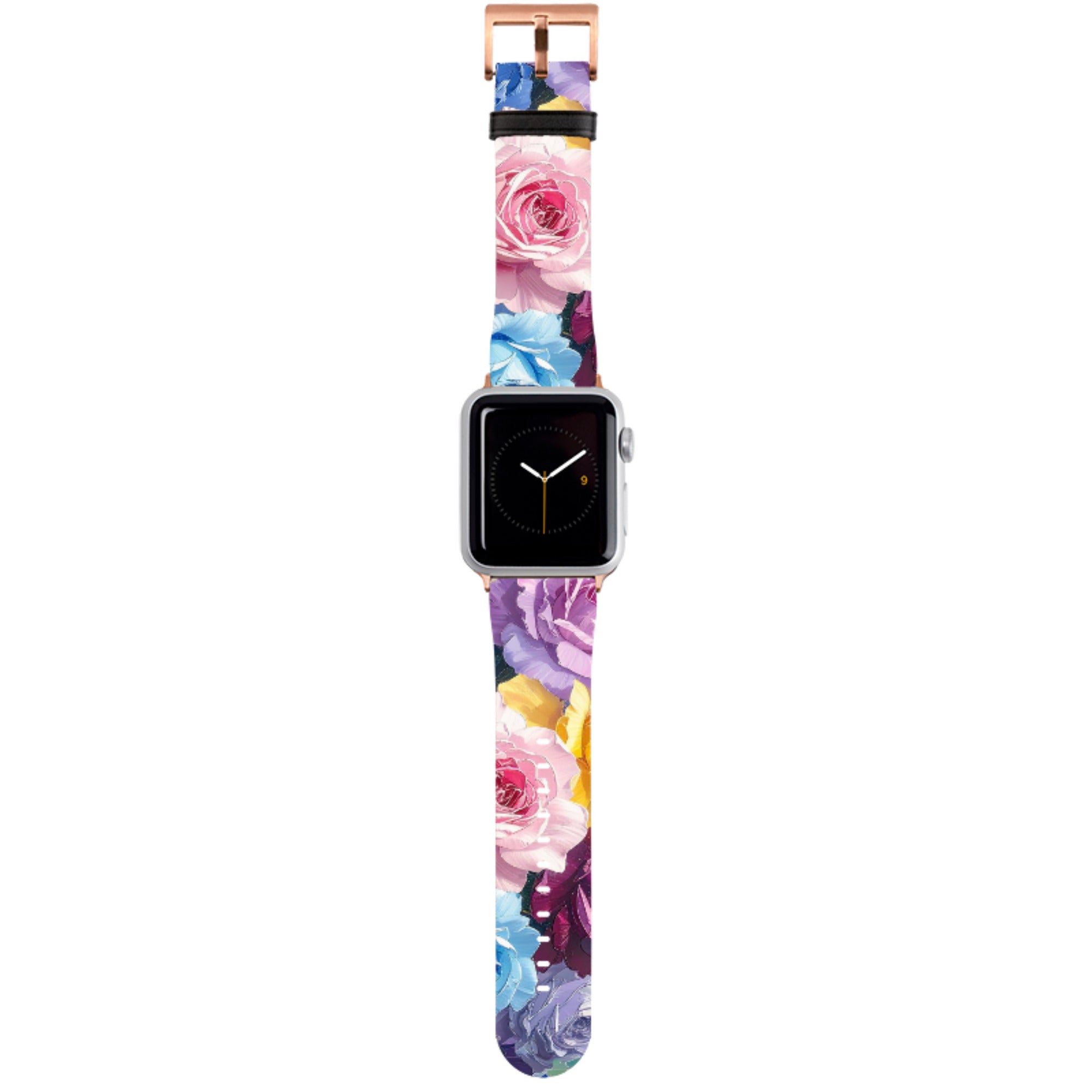 Summer Floral Roses Apple Watch Strap