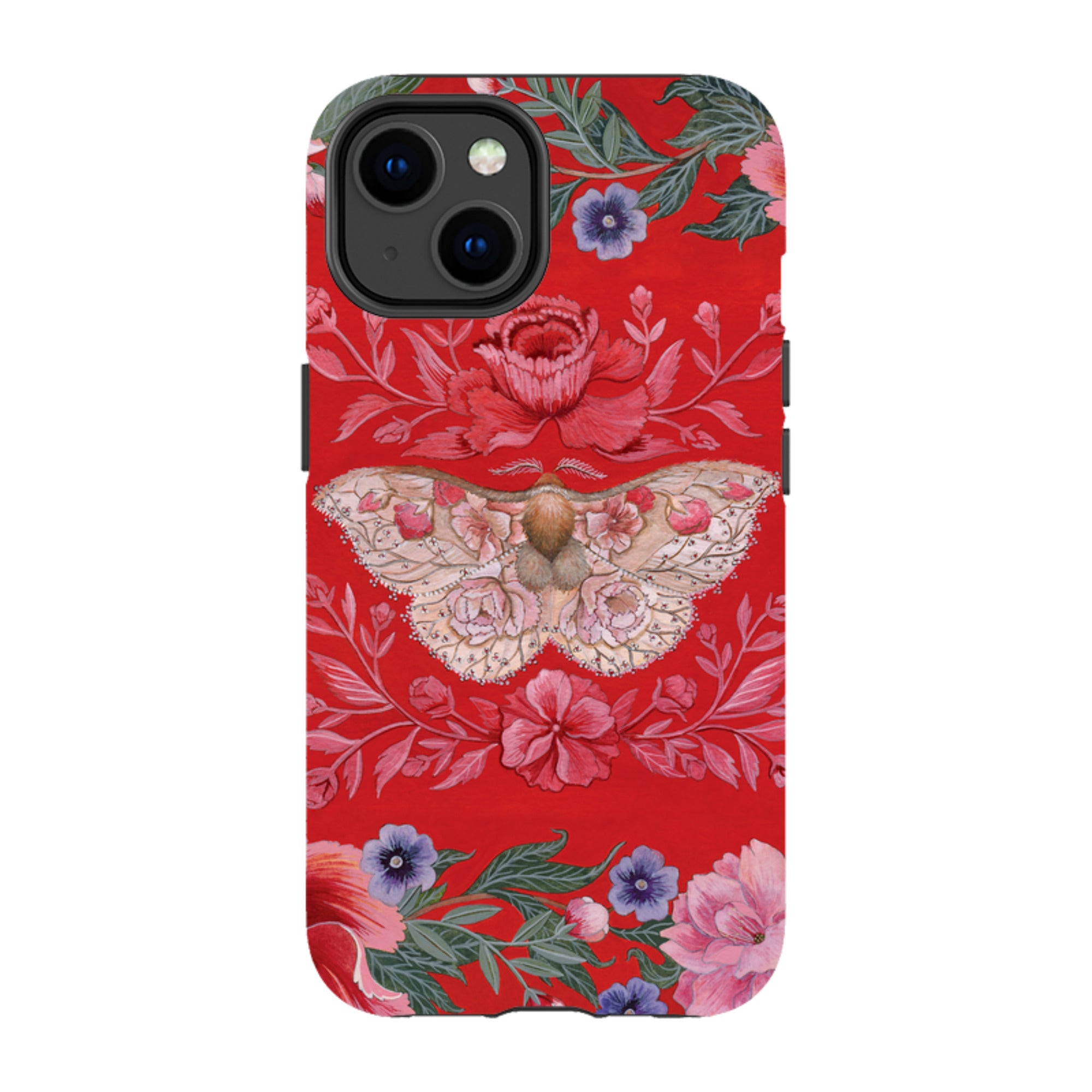 iPhone Tough Case - Blossom Moth By Maria Matos