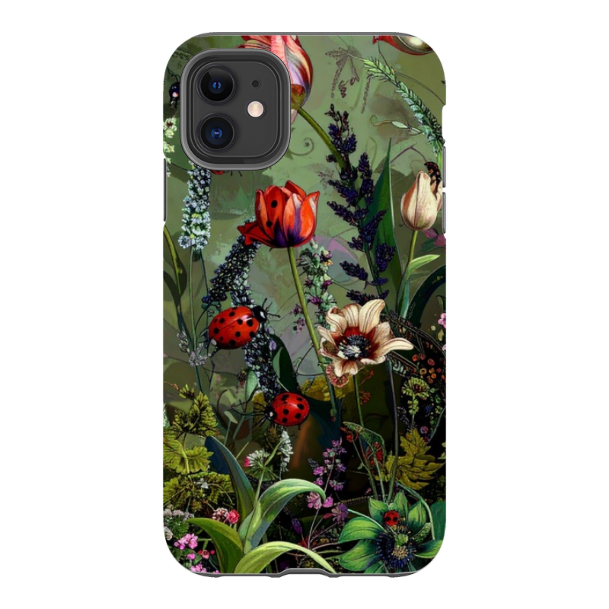 iPhone Tough Case - Green Vyne Ladybirds