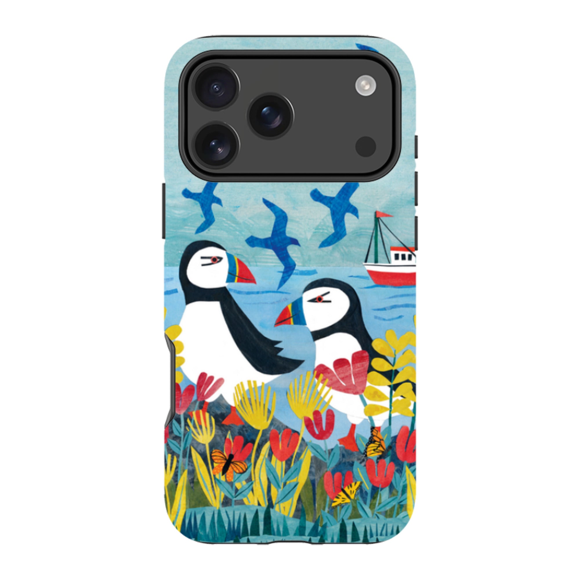 iPhone MagSafe Tough Case - Puffins By Tracey English