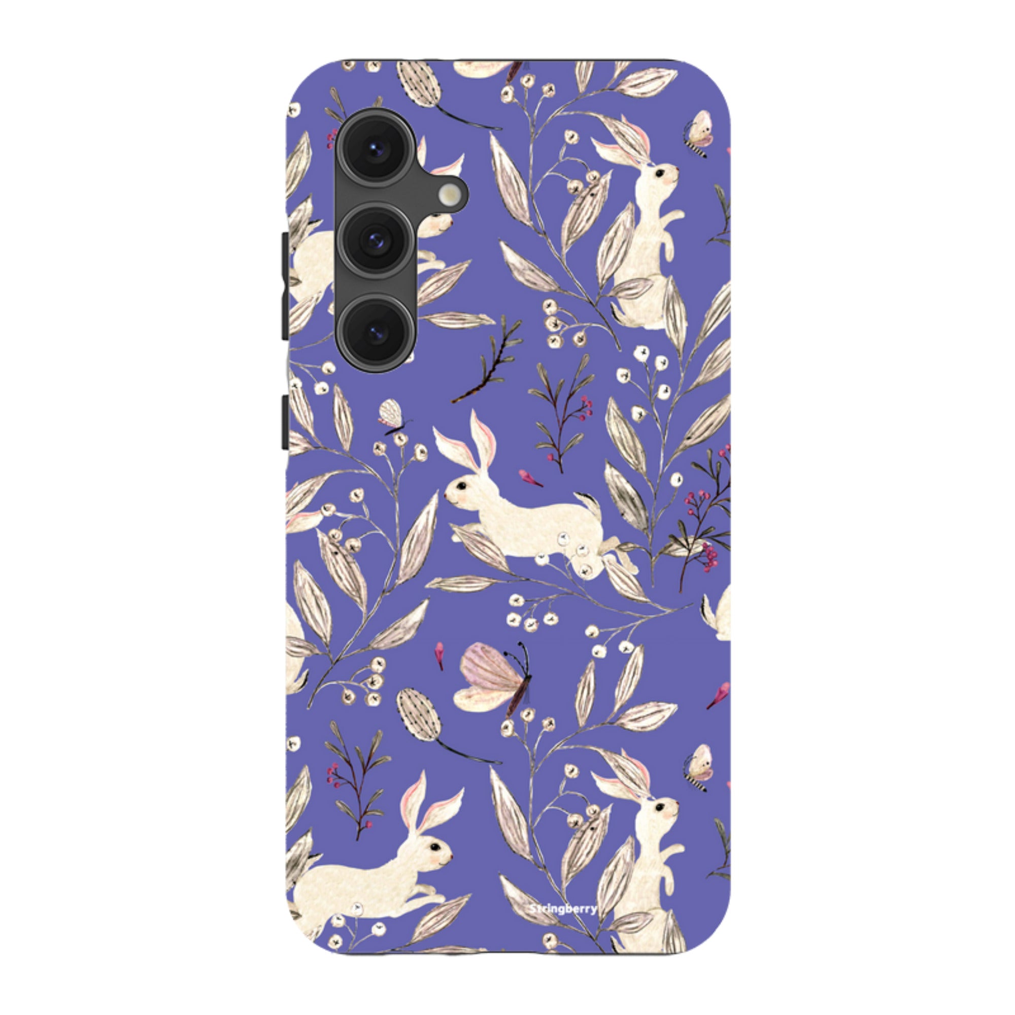 Samsung Tough Case - Bunnies Periwinkle By Katherine Quinn