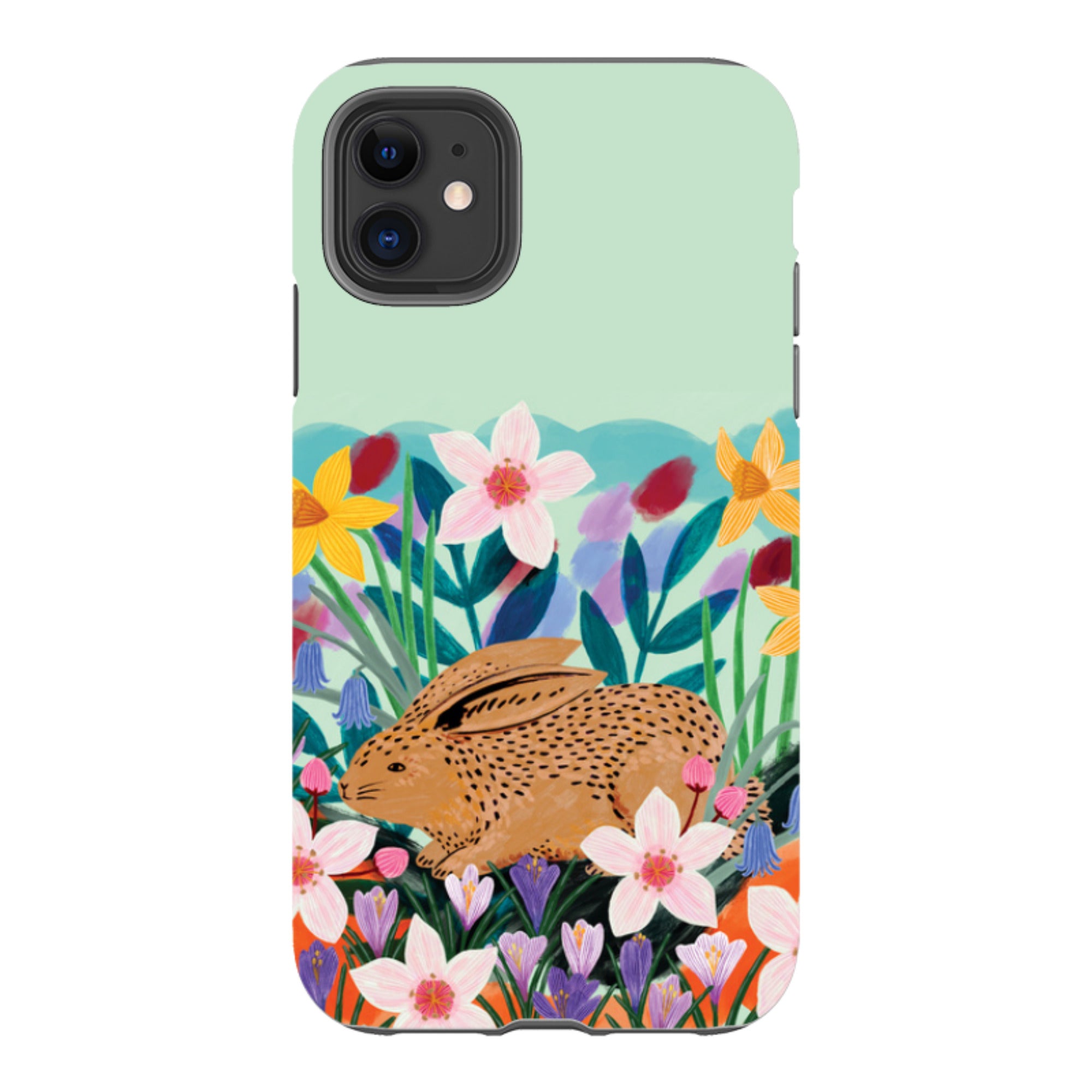 iPhone Tough Case - Spring Bunny By Lee Foster Wilson