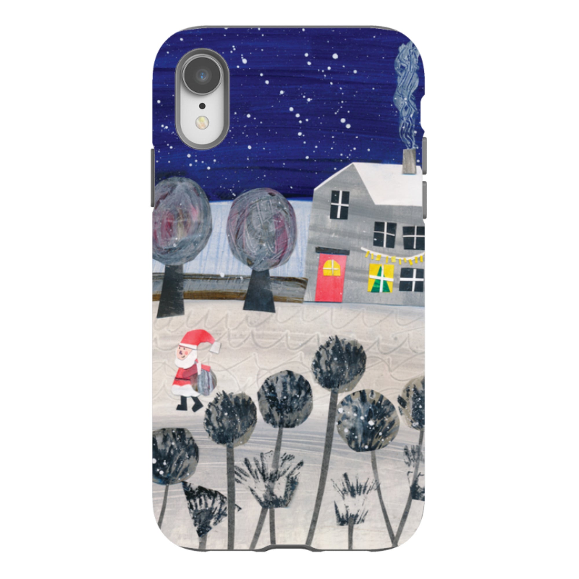 iPhone Tough Case - Santa By Tracey English