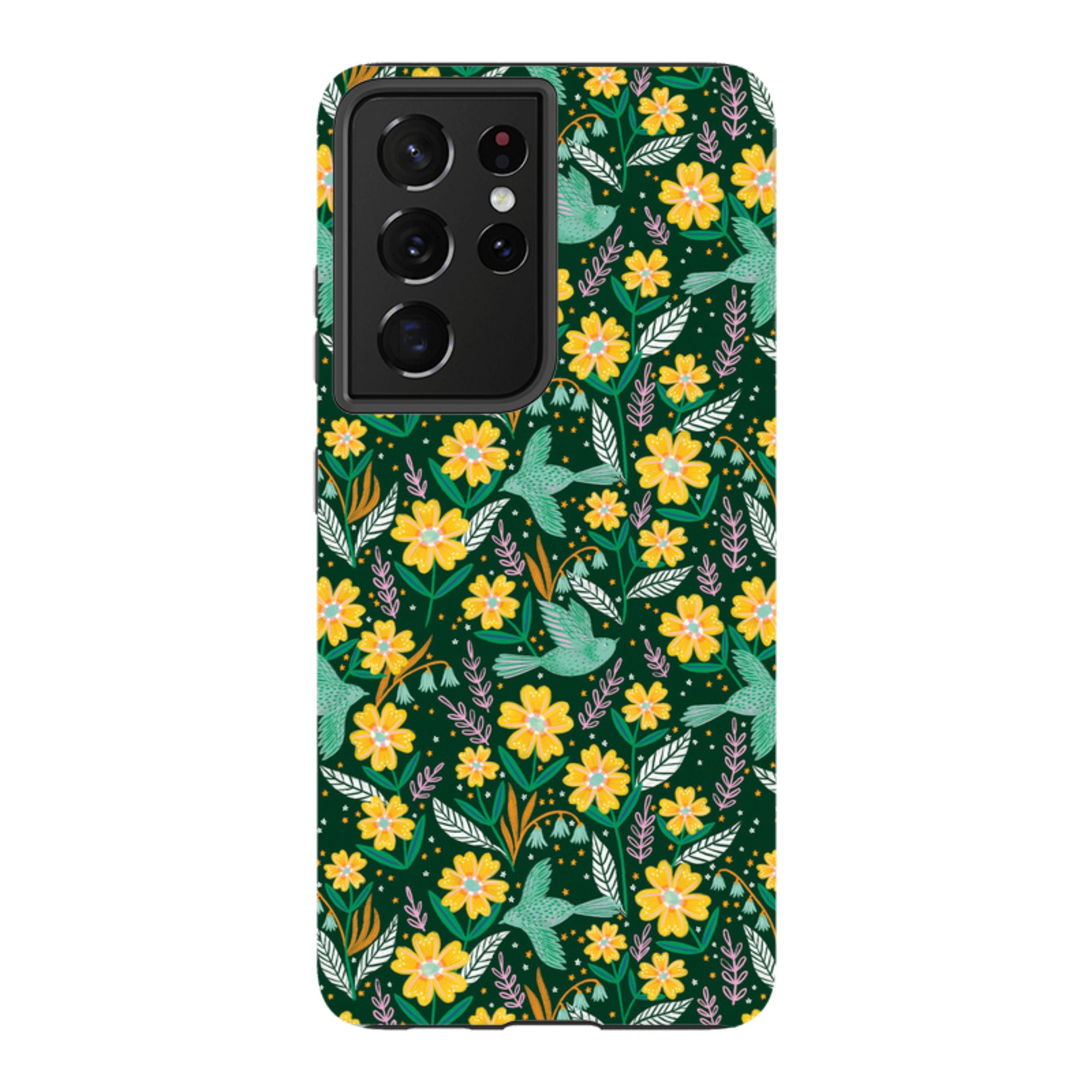 Samsung Tough Case - Sweet Birds Green By Lee Foster Wilson