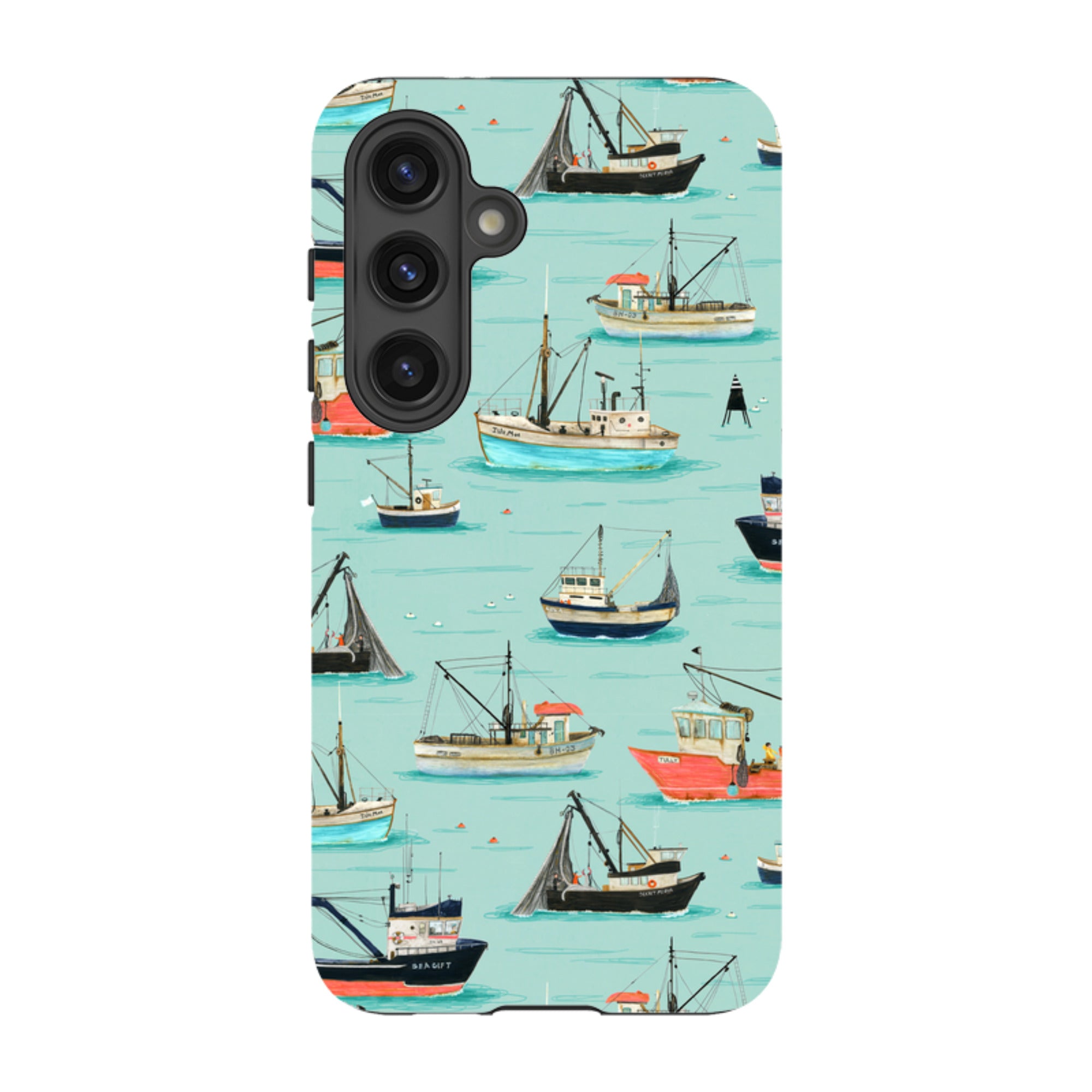 Samsung Tough Case - Fishing Boats By Katherine Quinn