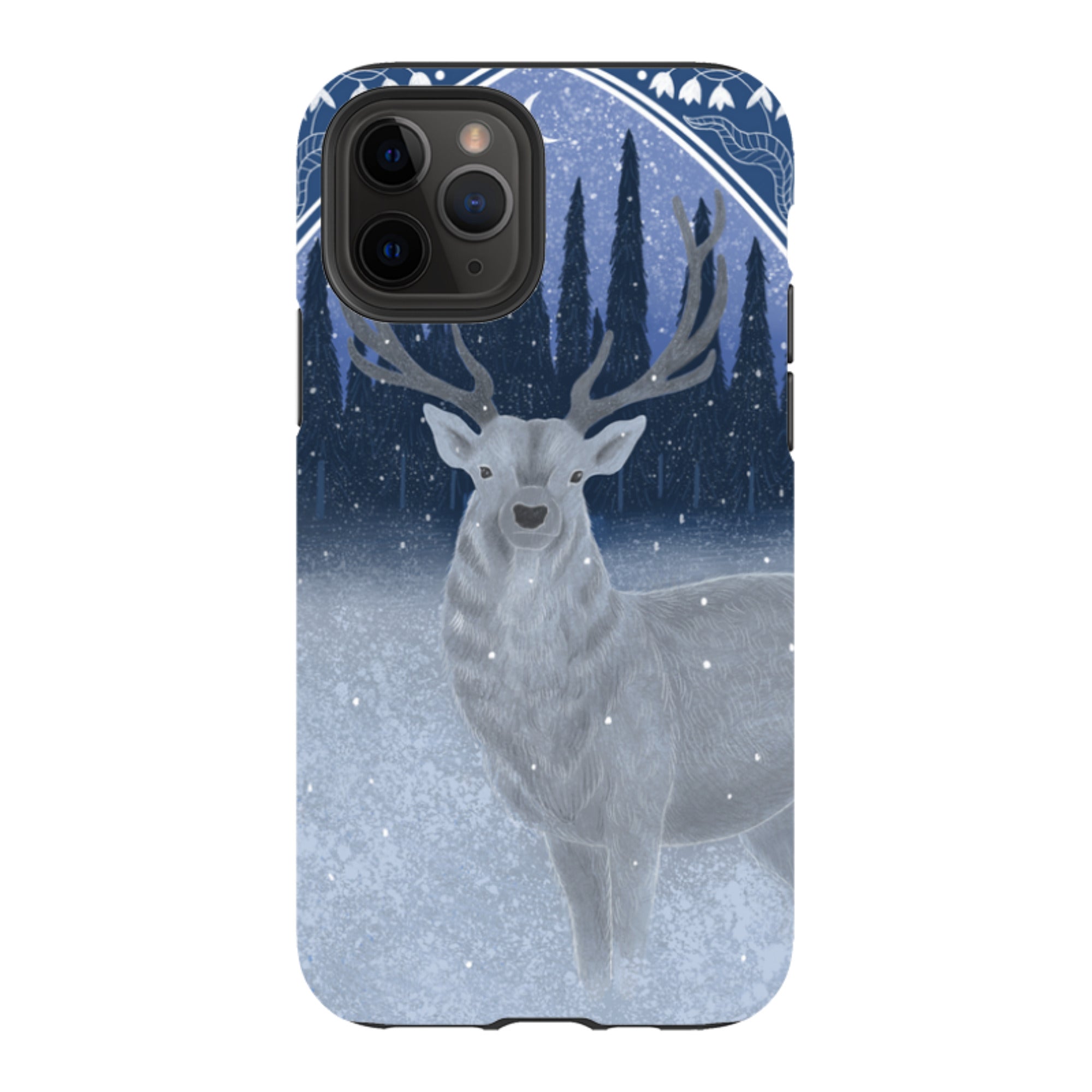 iPhone Tough Case - Winter Stag By Bex Parkin