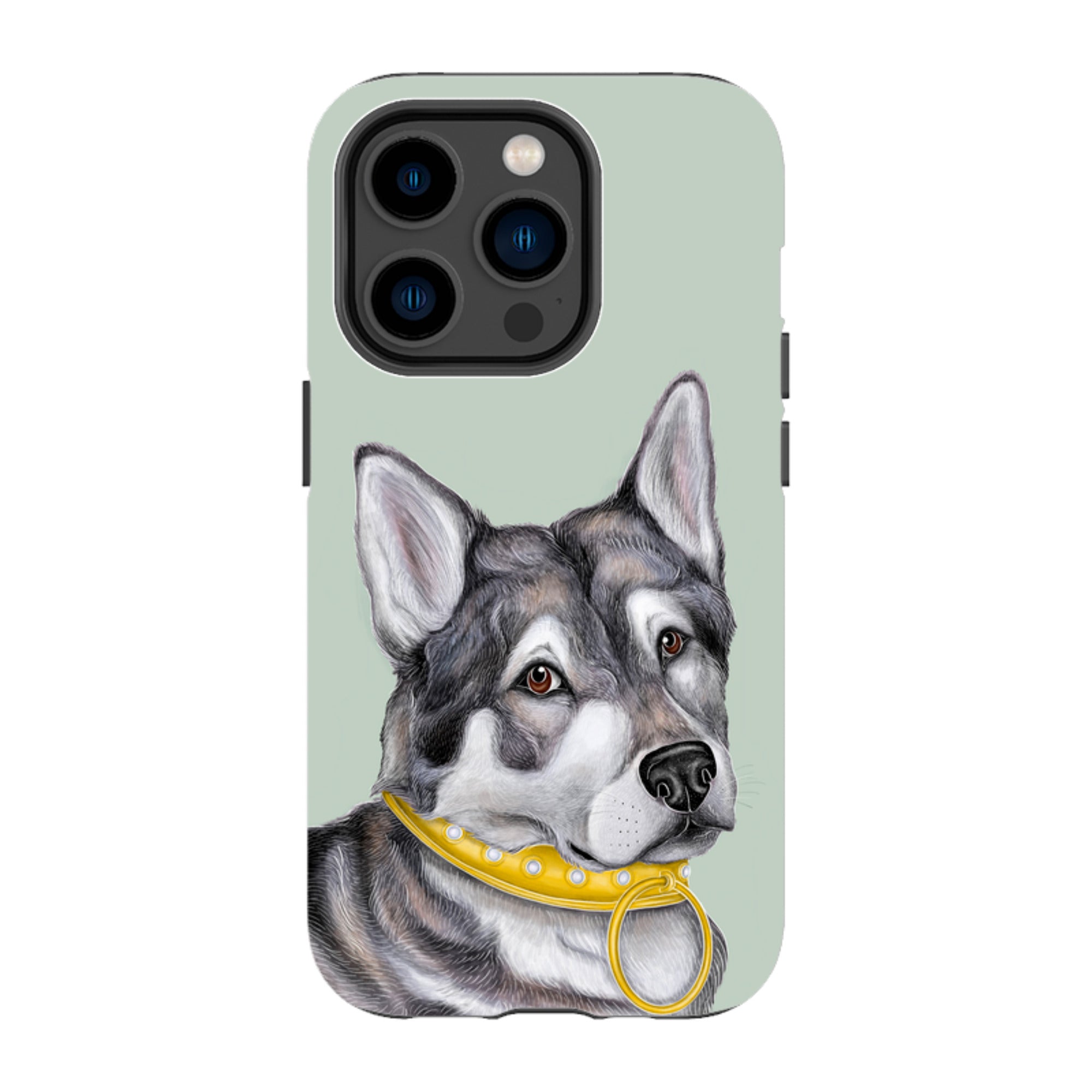 iPhone MagSafe Tough Case - Huskey By Catherine Rowe