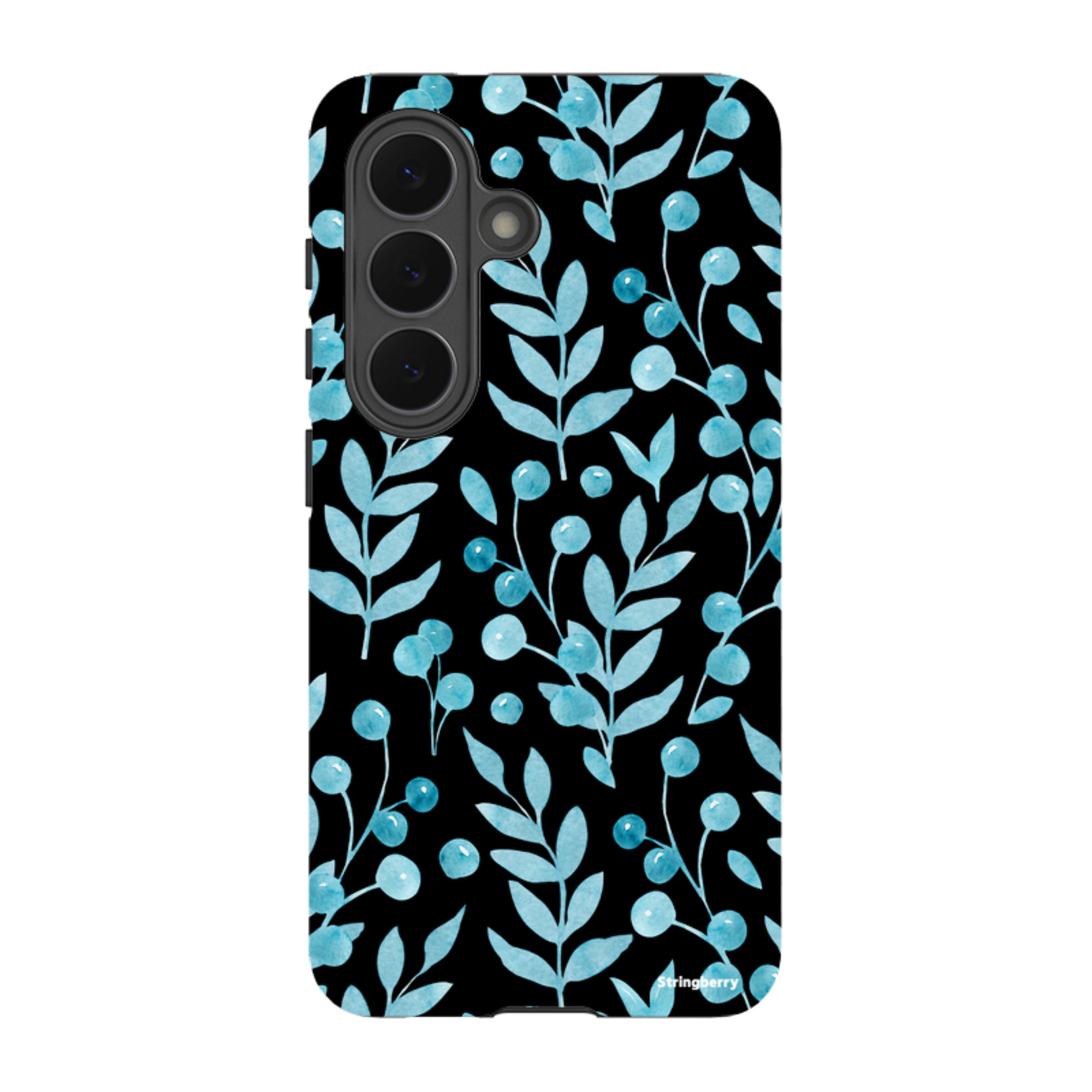 Samsung Tough Case - Blue Xmas Florals