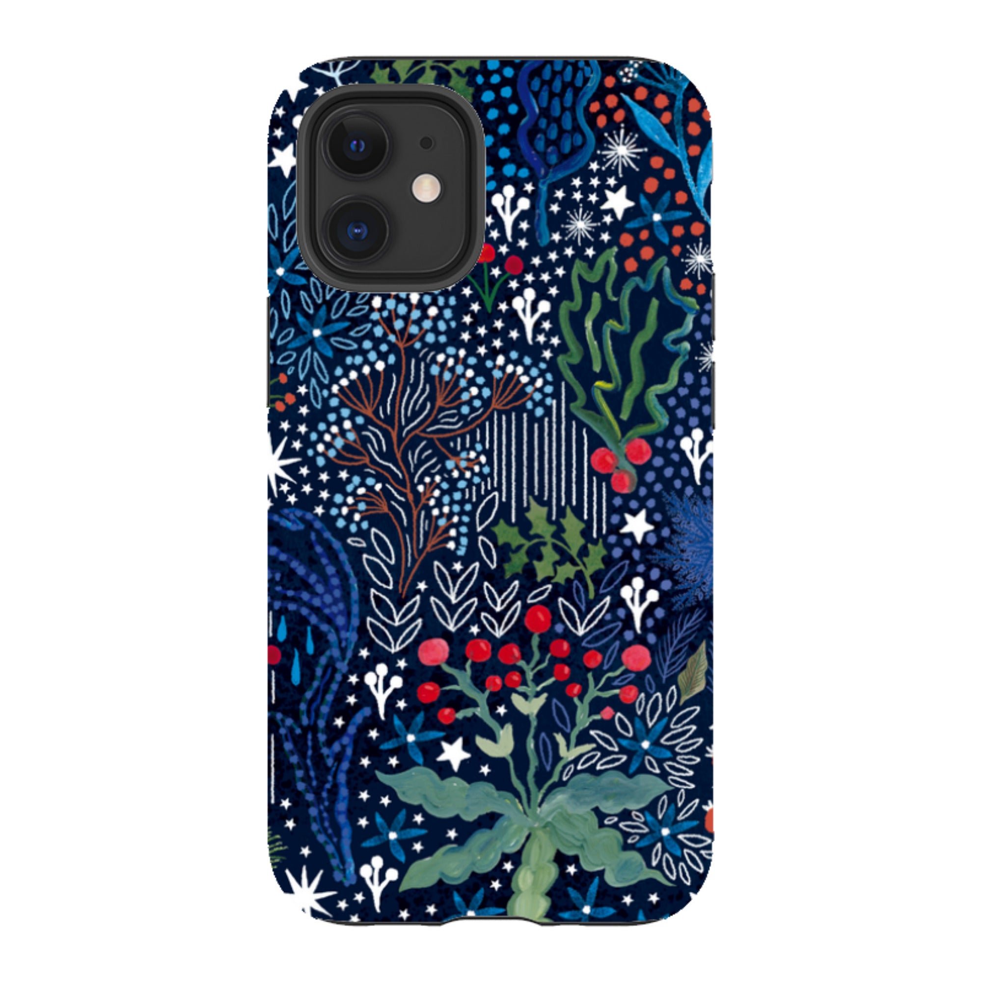 iPhone Tough Case - Winter Flowers I By Emma Frances Grant