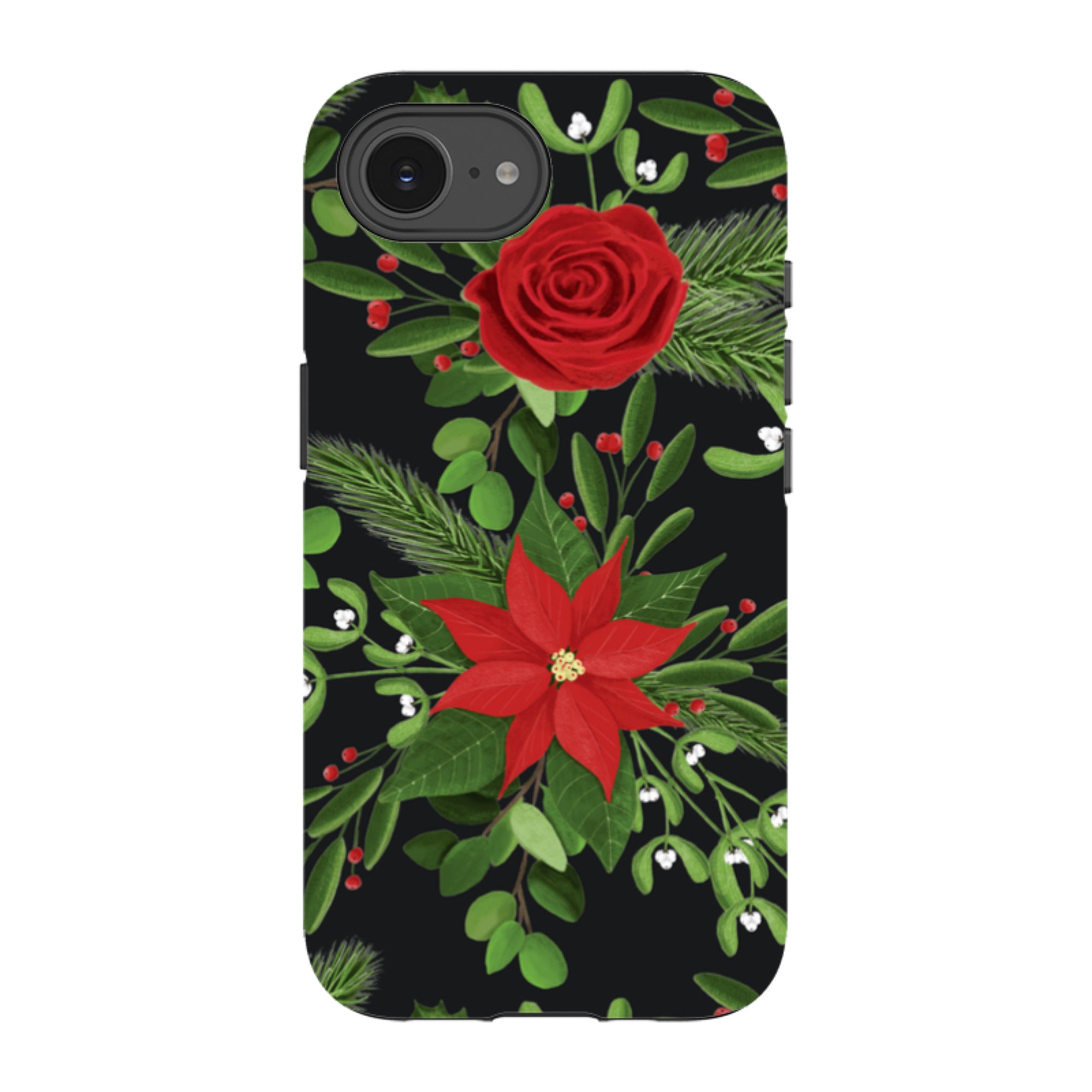 iPhone Tough Case - Black White Plaid By Abby Jacobs