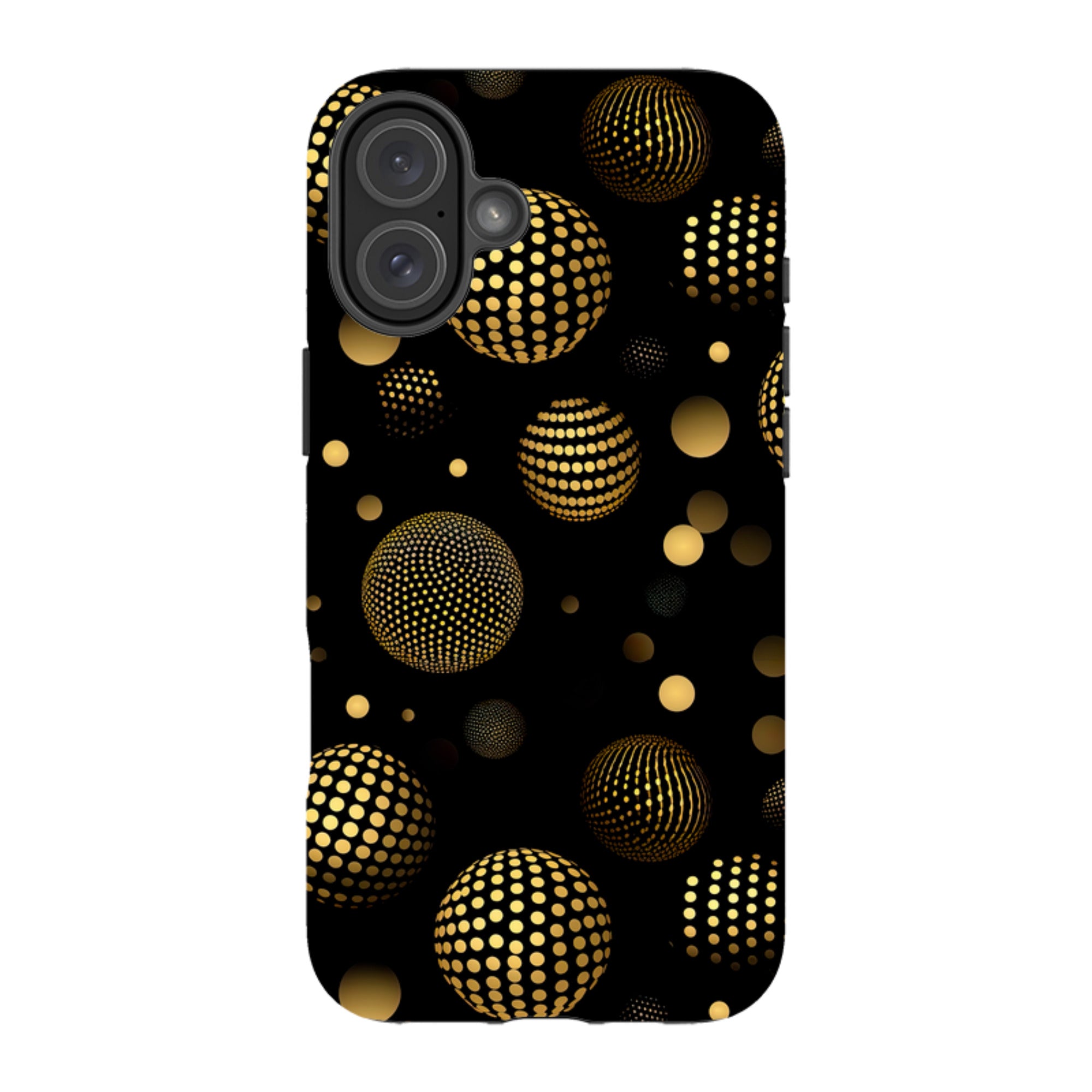iPhone MagSafe Tough Case - Dark Polka