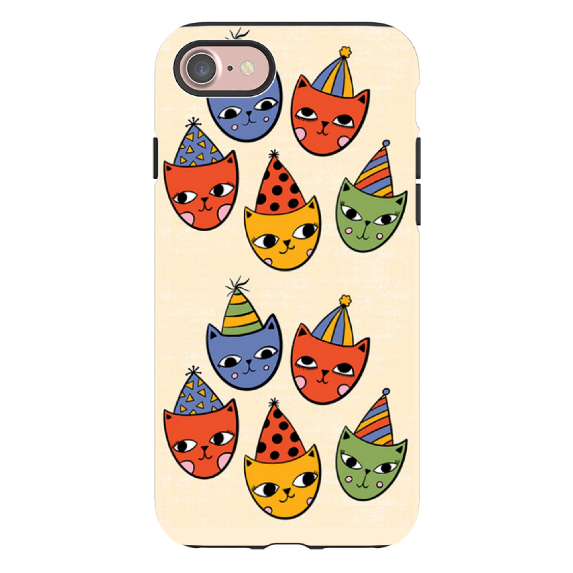 iPhone Tough Case - Happy Cats By Suzy Taylor