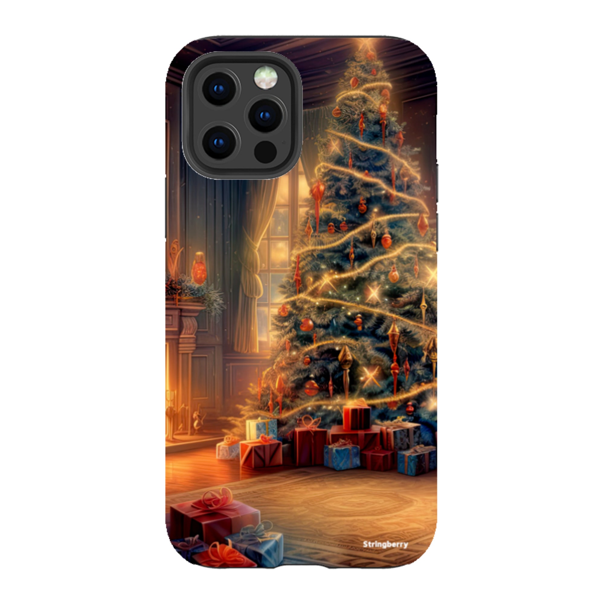 iPhone Tough Case - Holly Jolly Christmas