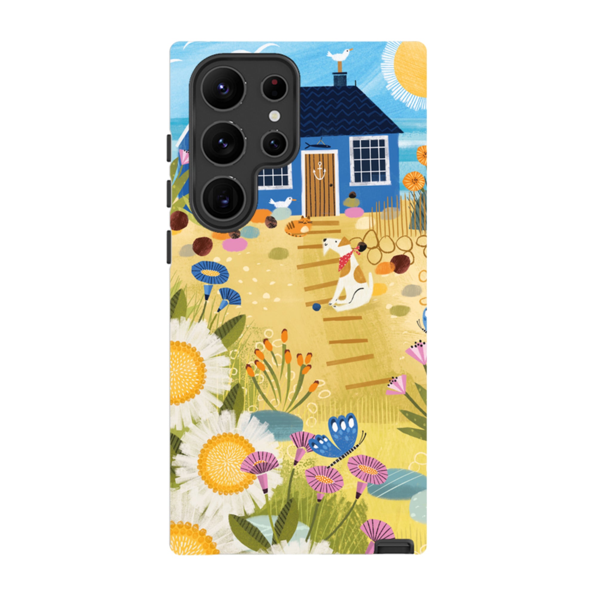 Samsung Tough  Case - Beach House By Ali Brookes