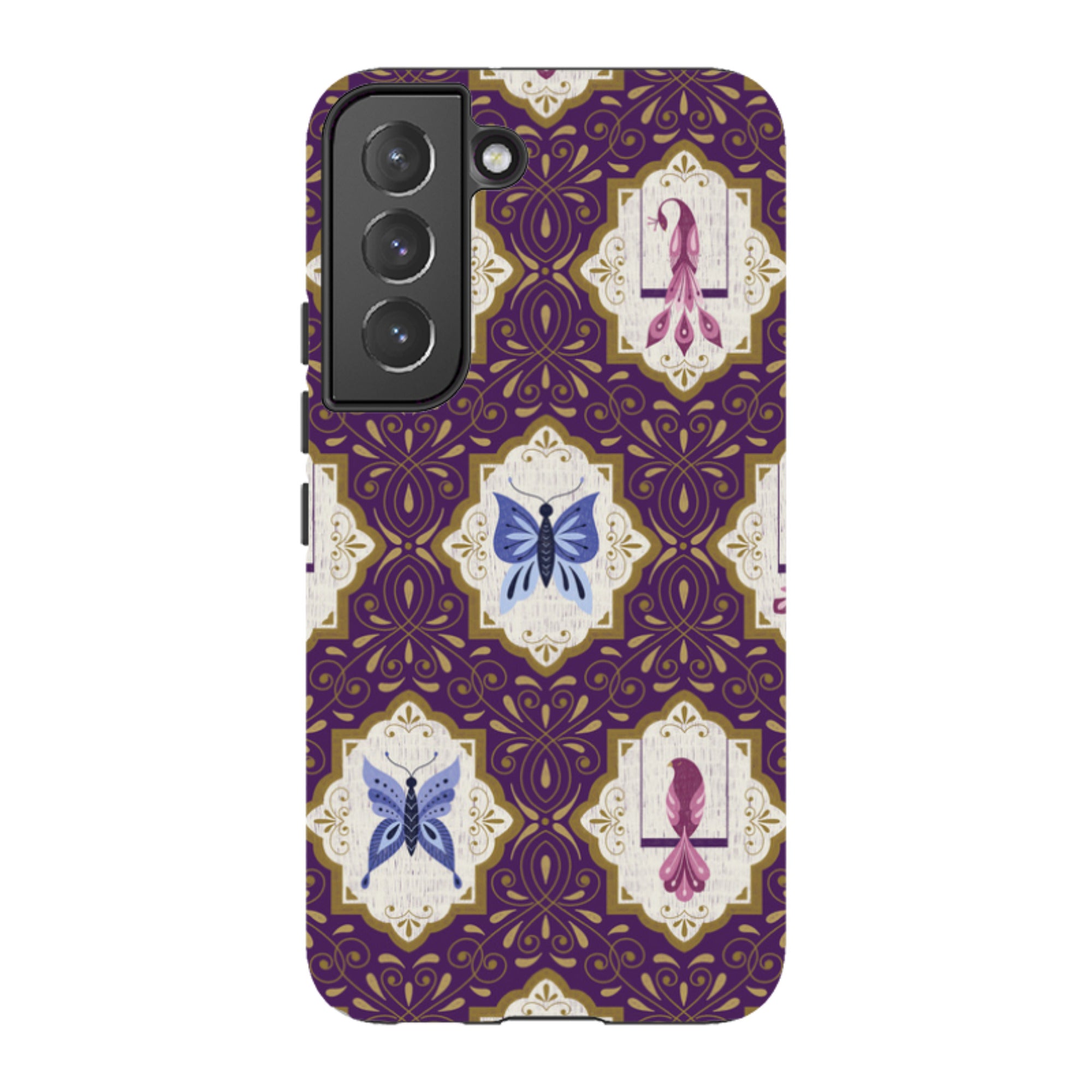 Samsung Tough Case - Wingframes Purple By Jenny Zemanek