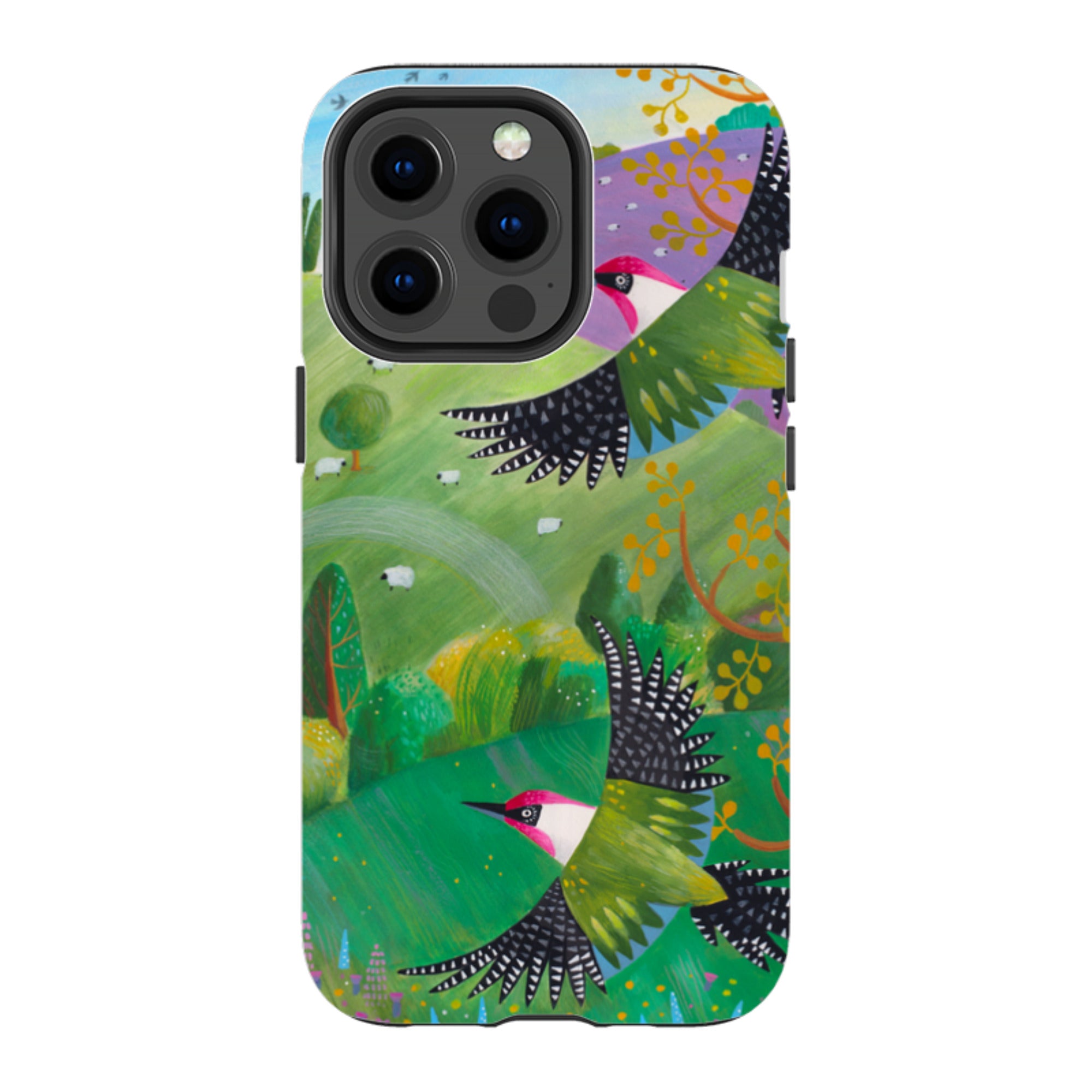 iPhone Tough Case - Woodpeckers By Bex Parkin