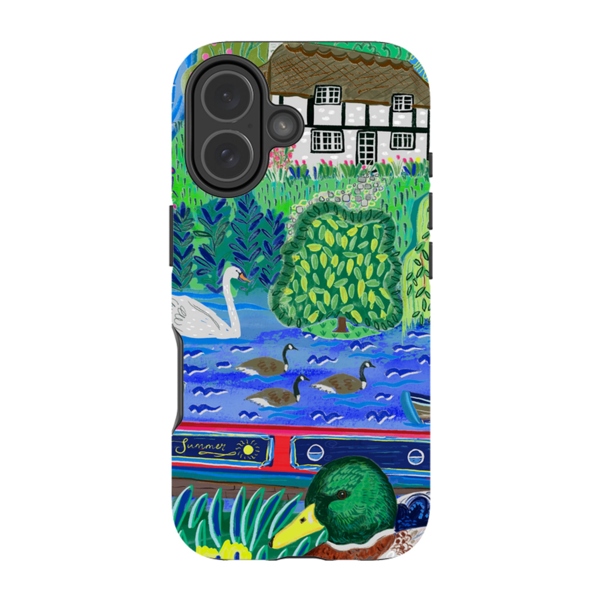 iPhone Tough Case - Canalside By Emma Frances Grant