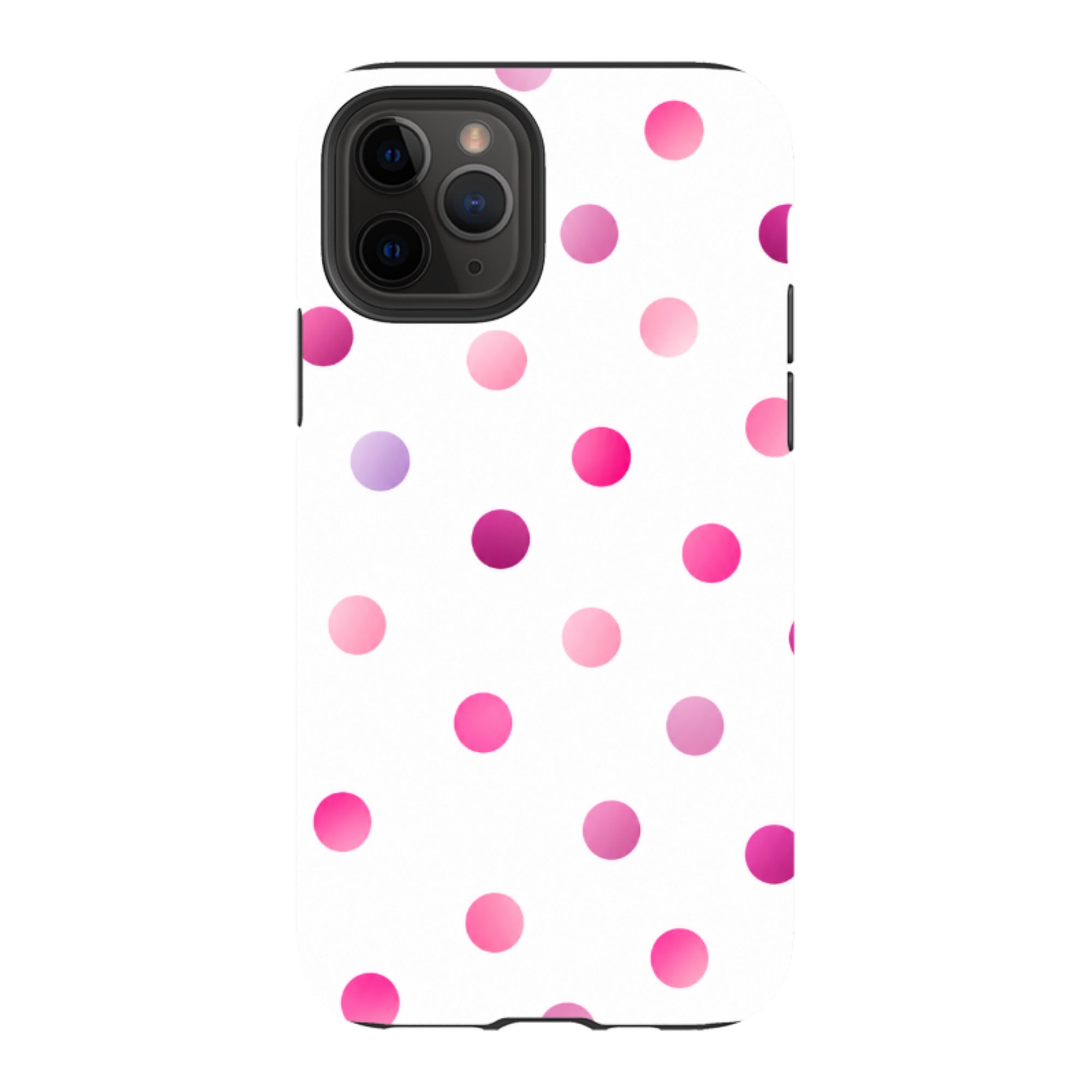 iPhone Tough Case - Pink Polka Dot