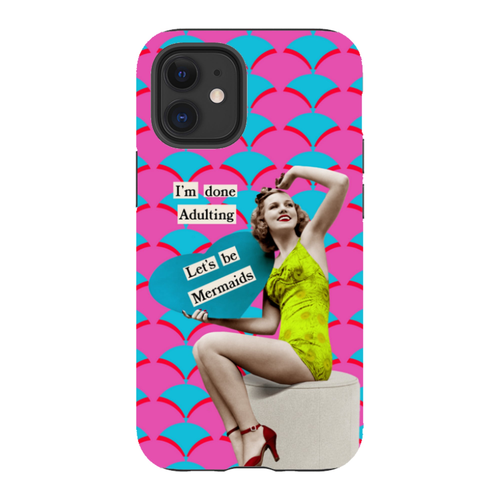 iPhone Tough Case - Mermaid By Clare Jordan