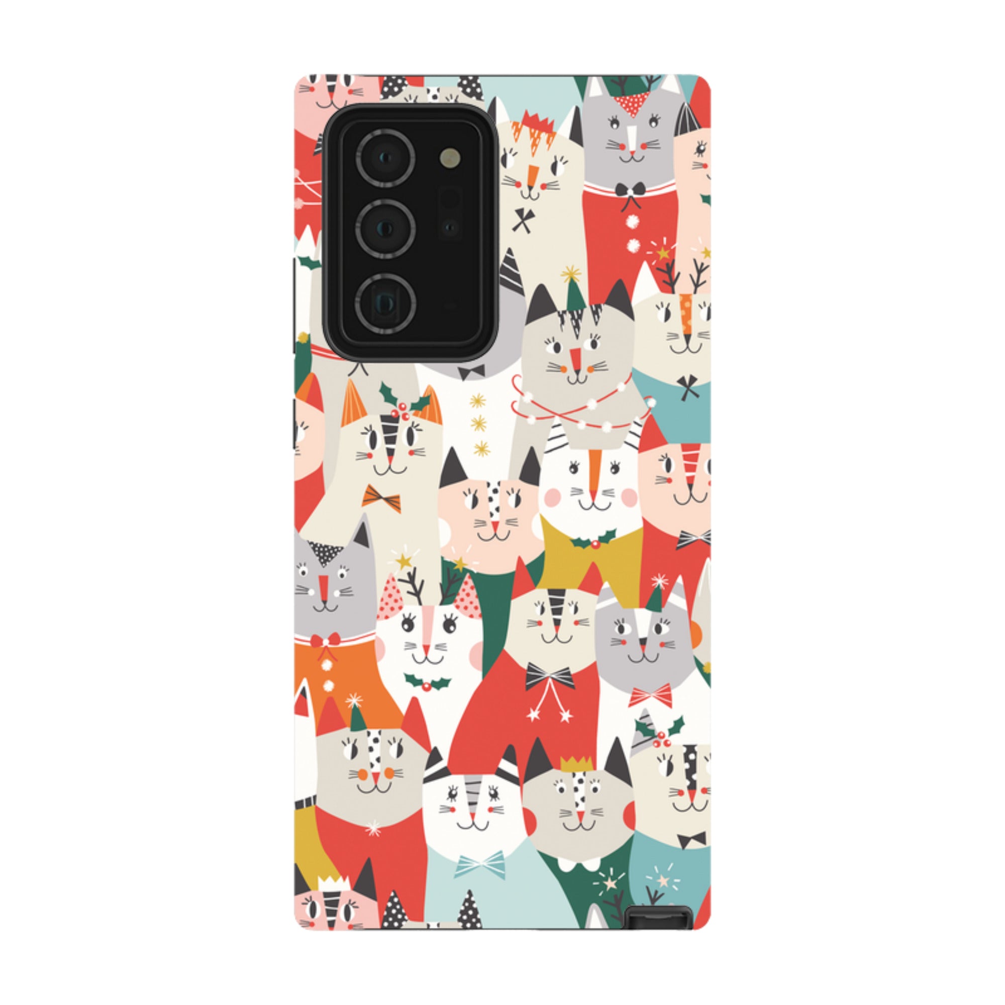 Samsung Tough Case - Christmas cats By Ali Brookes