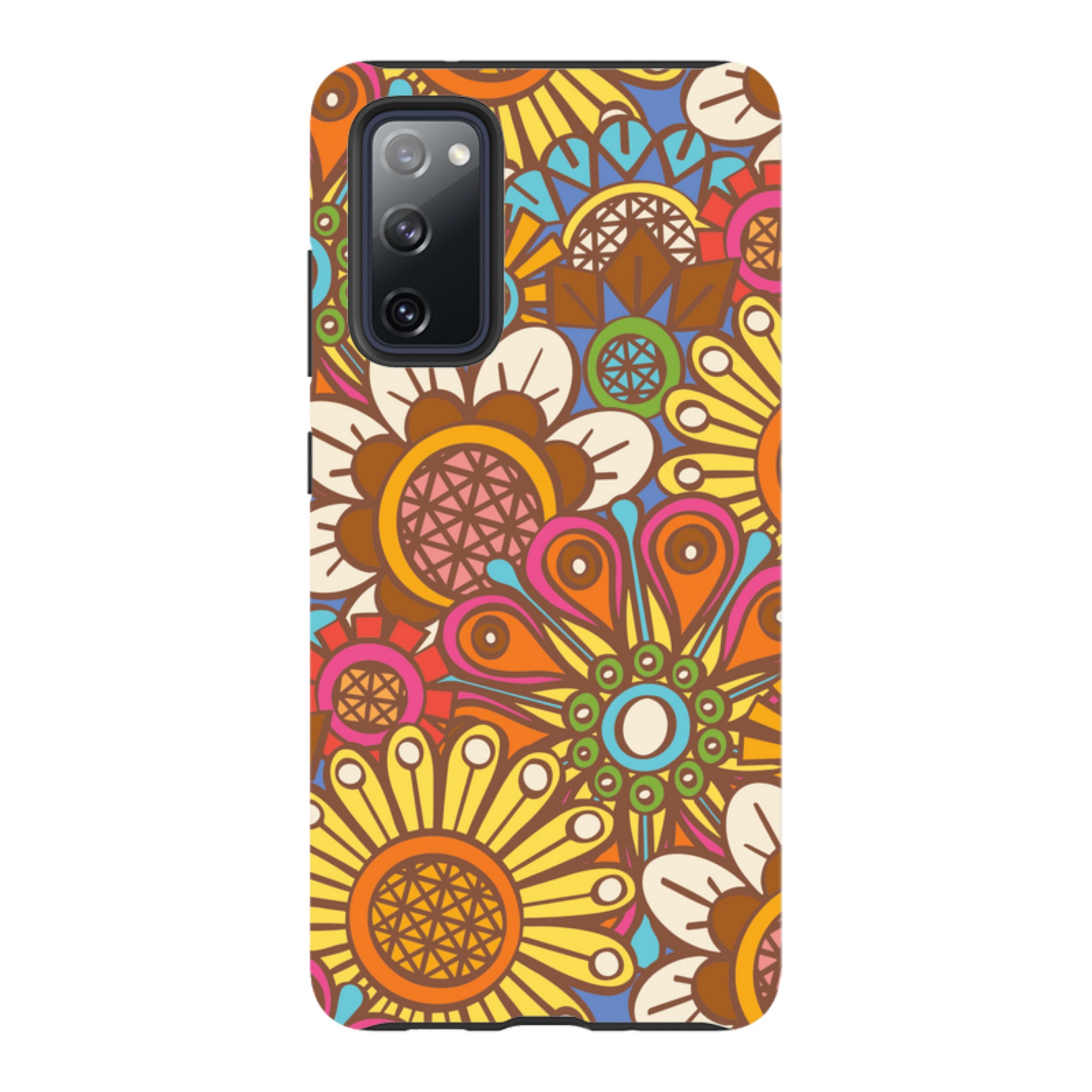 Samsung Tough Case - Retro Posy Brights By Amelia Bowman
