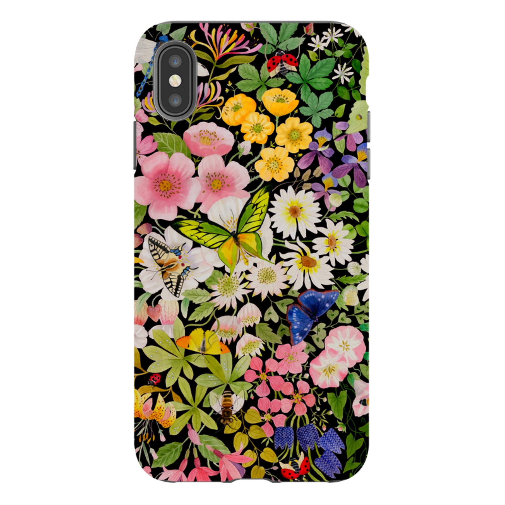 iPhone Tough Case - Wild Flowers By Bex Parkin