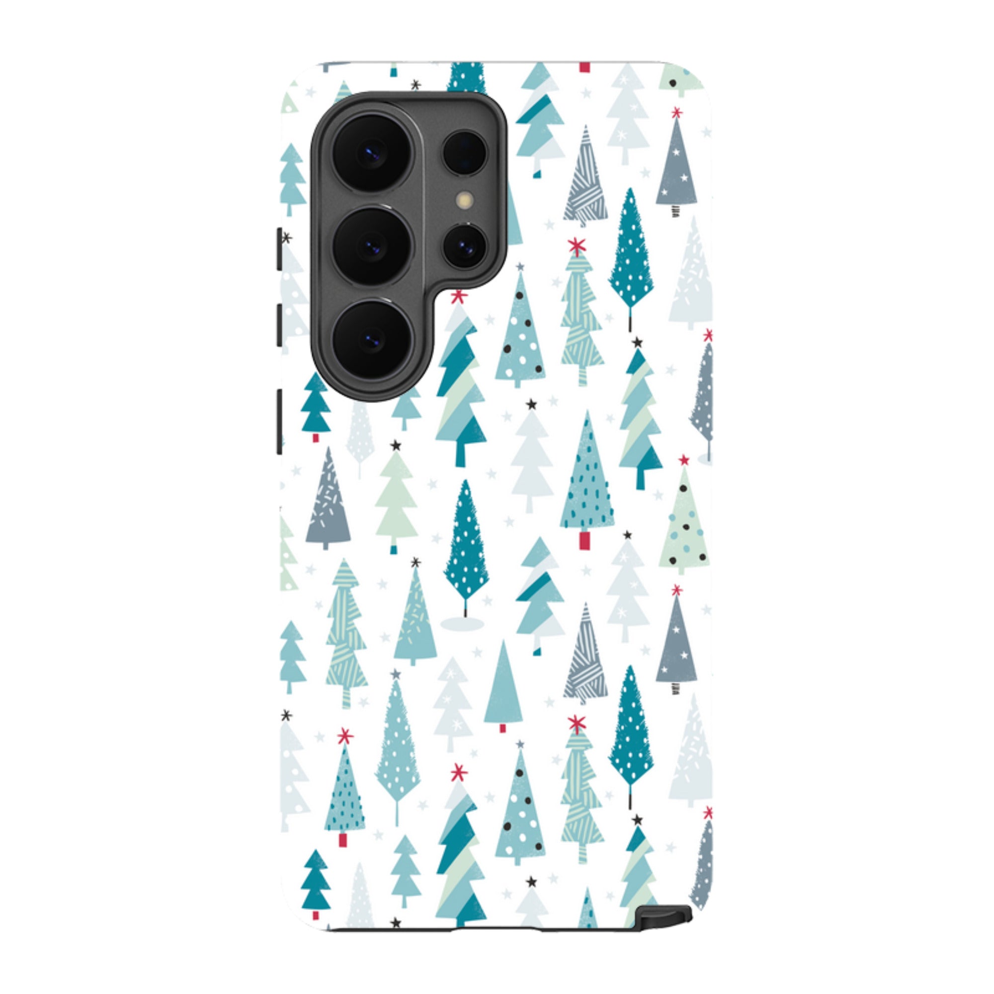 Samsung Tough Case - Little Xmas Trees By Ali Brookes