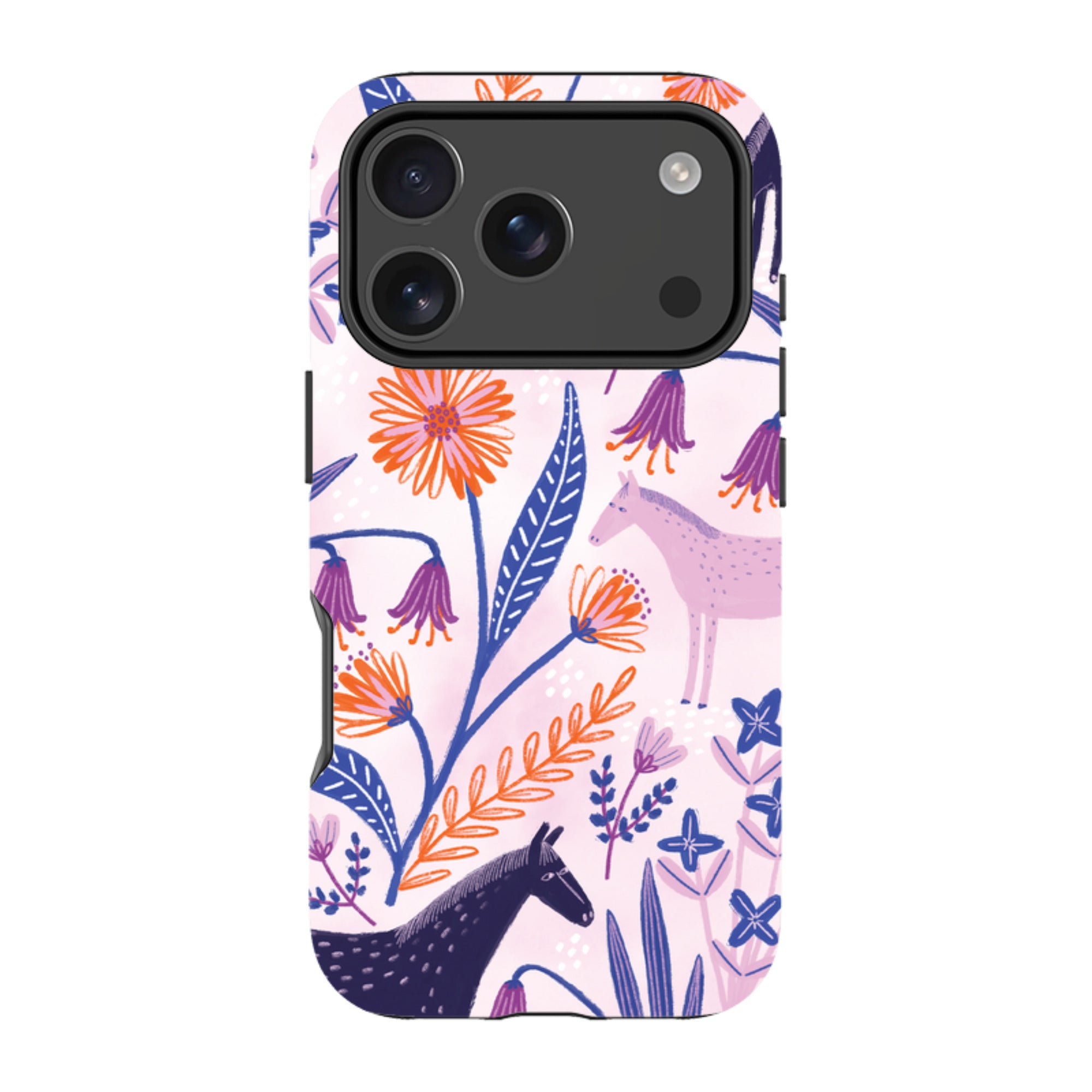 iPhone Tough Case - Wild Ponies By Lee Foster Wilson