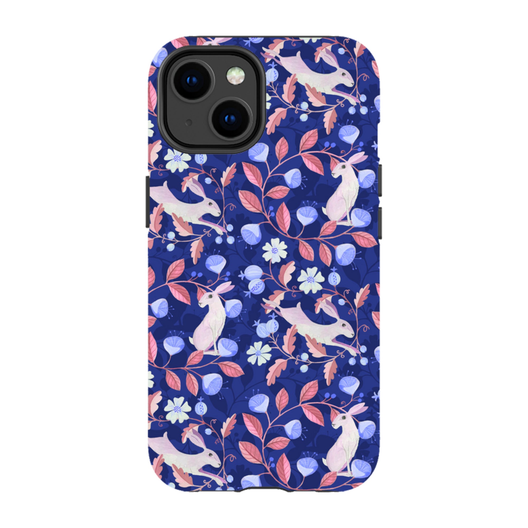 iPhone Tough Case - Hare Pattern By Bex Parkin