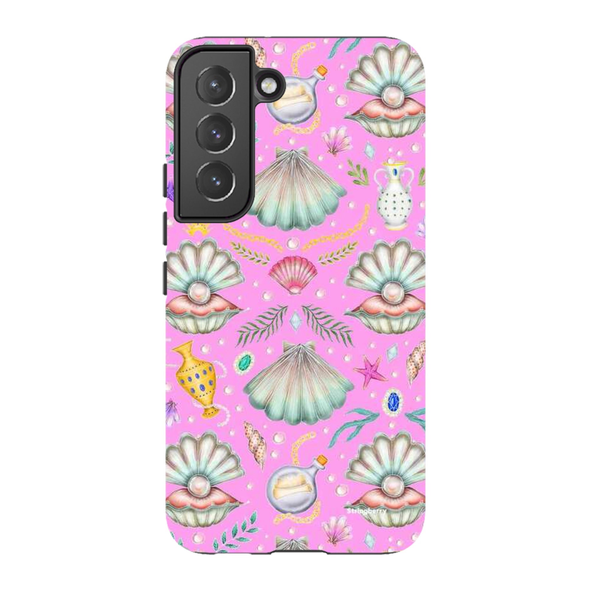 Samsung Tough Case - Pearl's Fantasy Candy Pink By Catherine Rowe