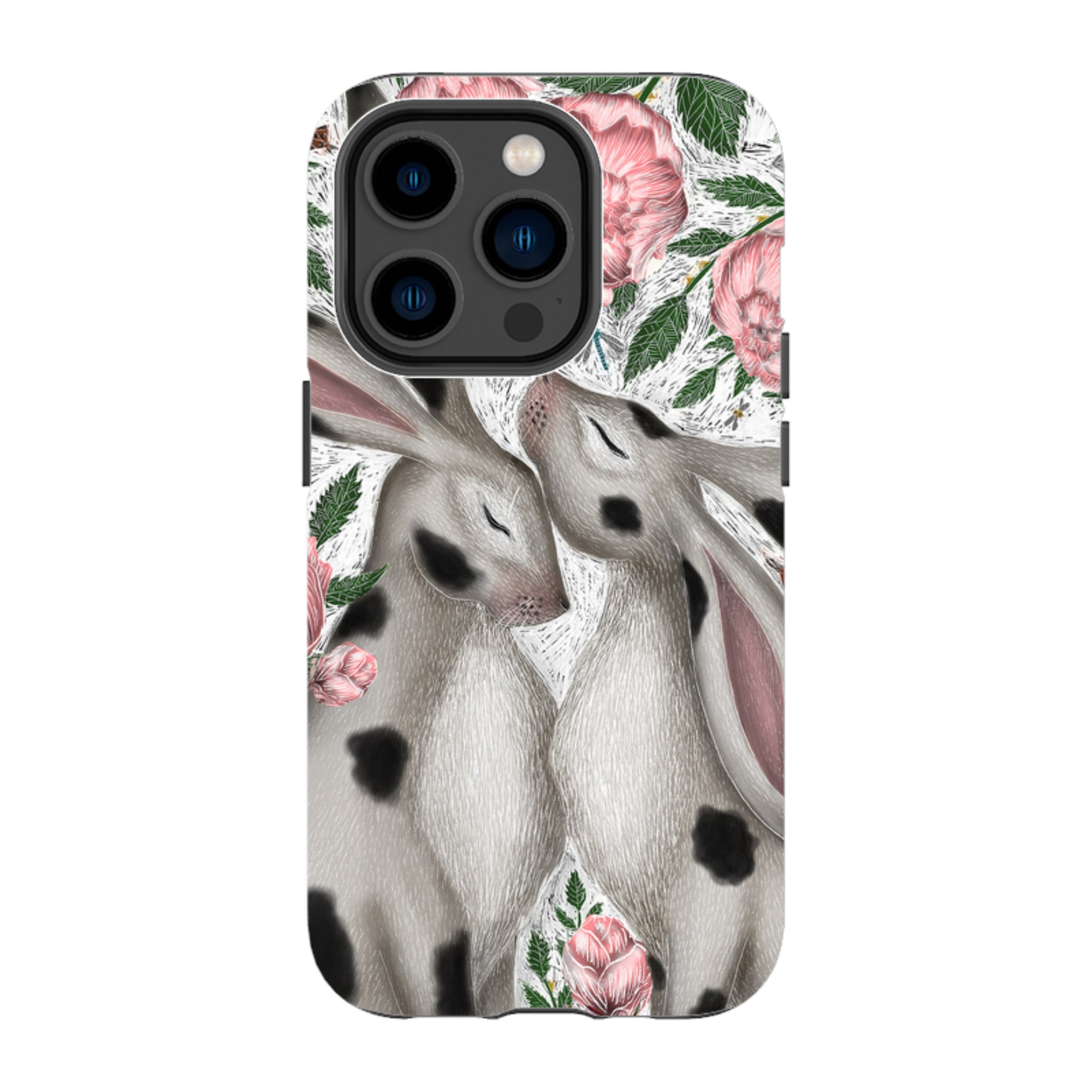 iPhone Tough Case - Hares And Peonies By Catherine Rowe