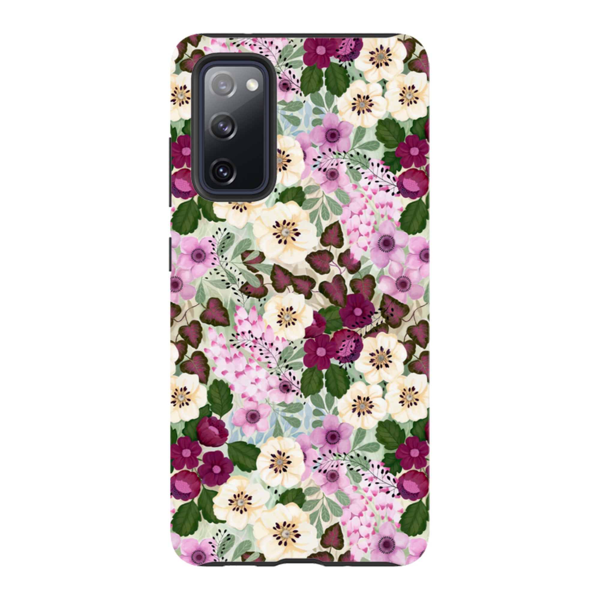 Samsung Tough Case - Purple Flowers By Bex Parkin