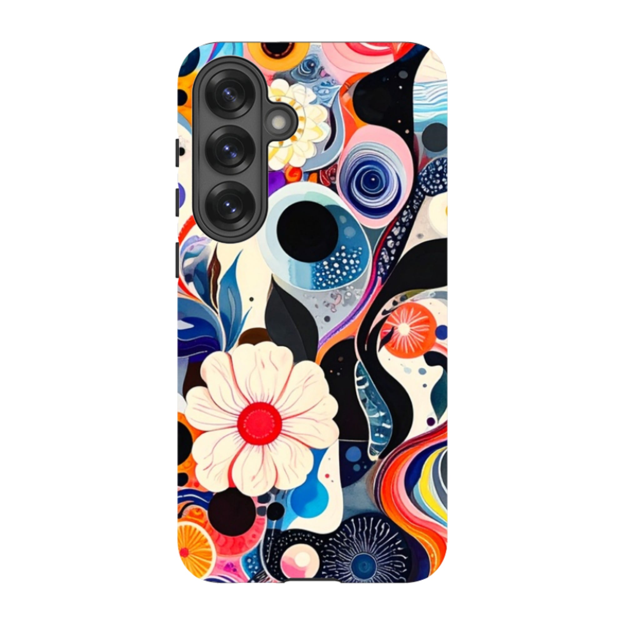 Samsung Tough Case - Floral Marble