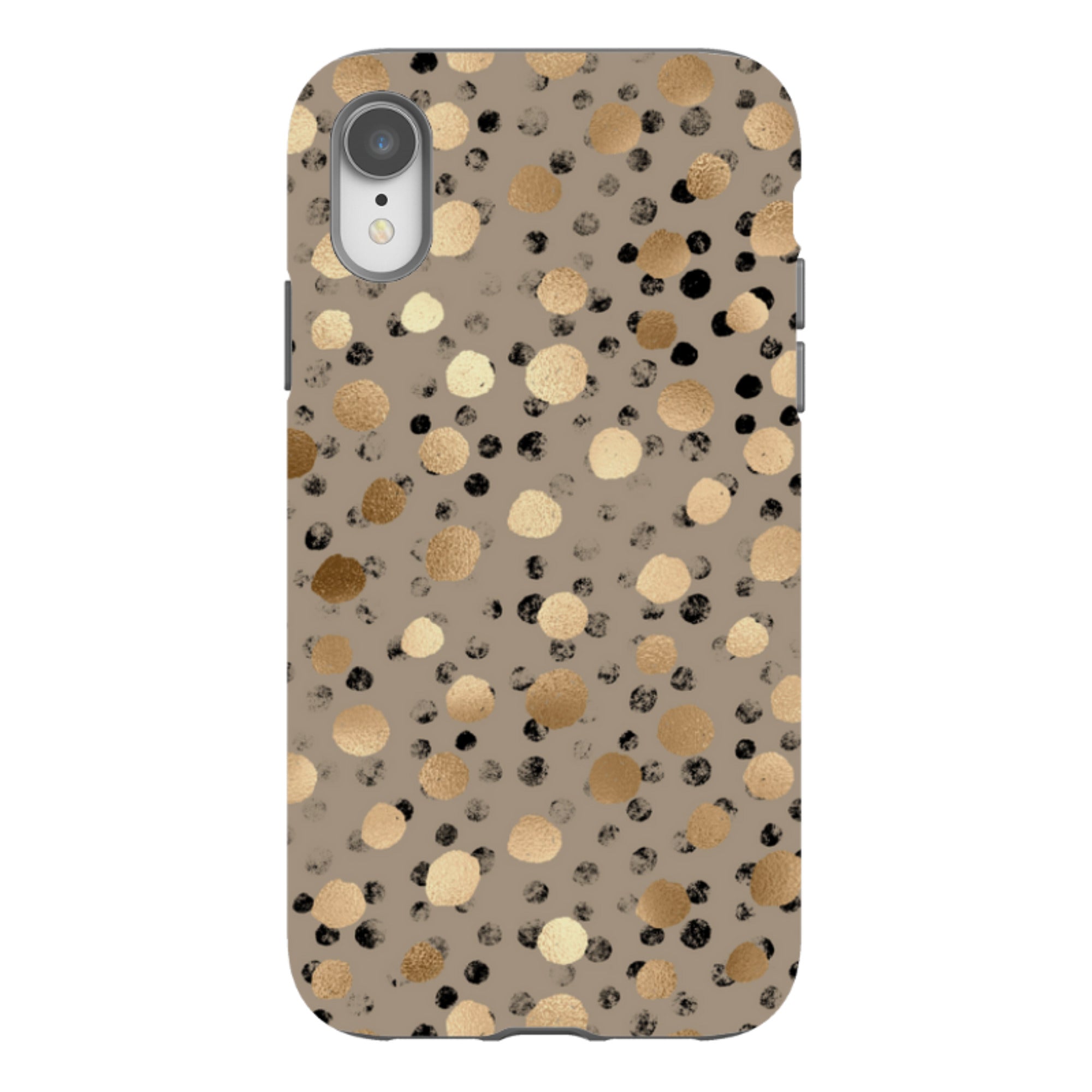 iPhone Tough Case - Marble Dots (case does not glitter)