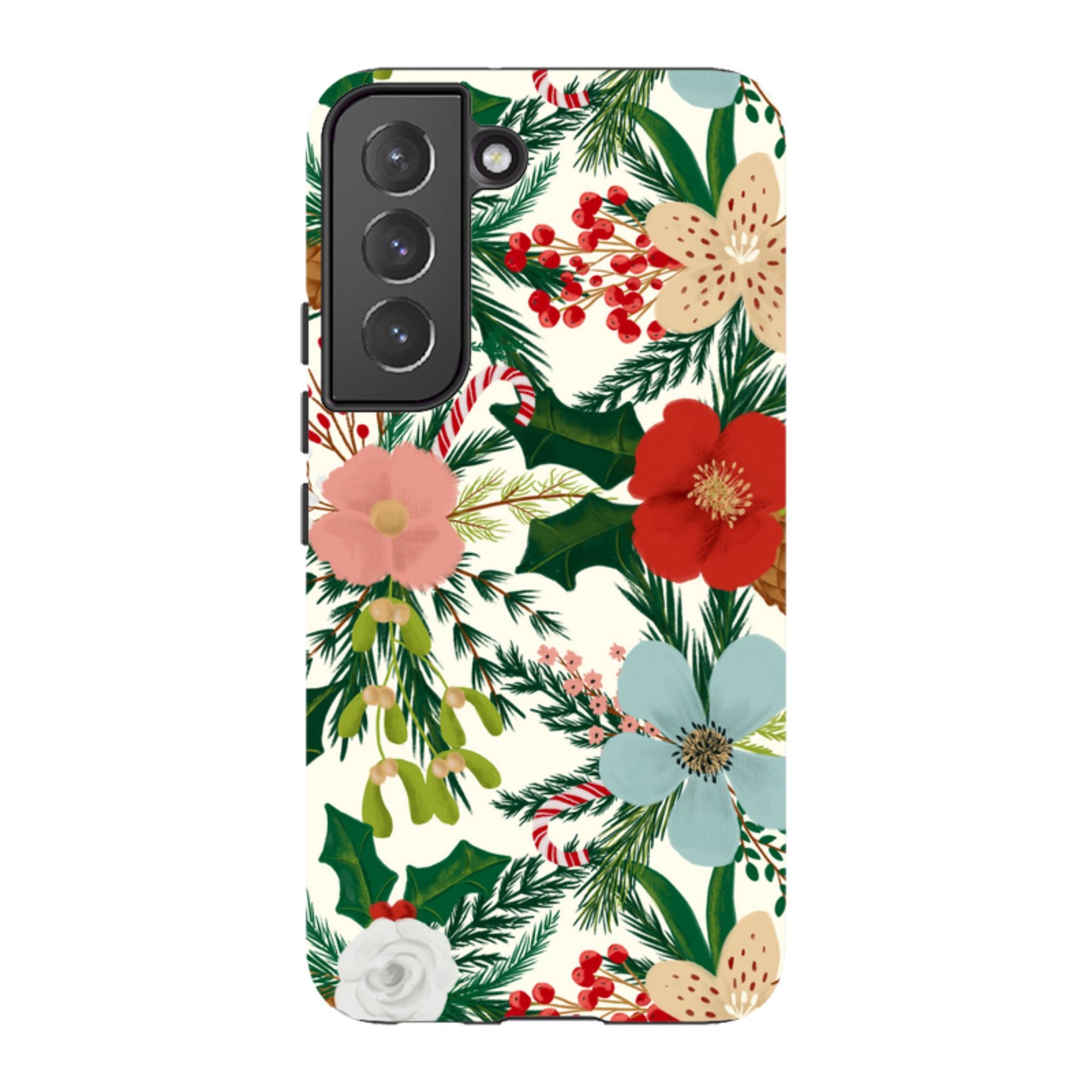 Samsung Tough Case - Christmas Florals By Abby Jacobs