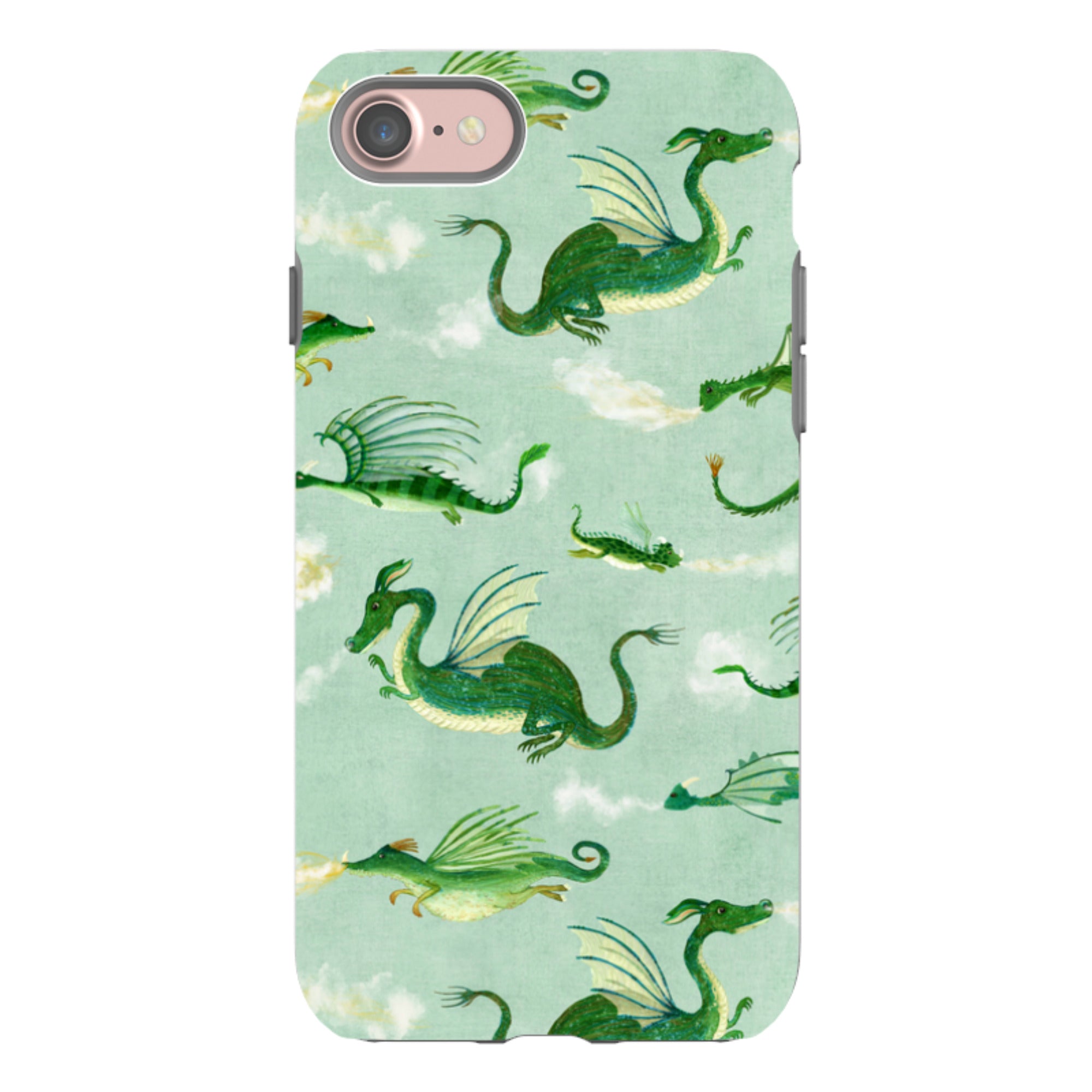 iPhone Tough Case - Dragons By Katherine Quinn