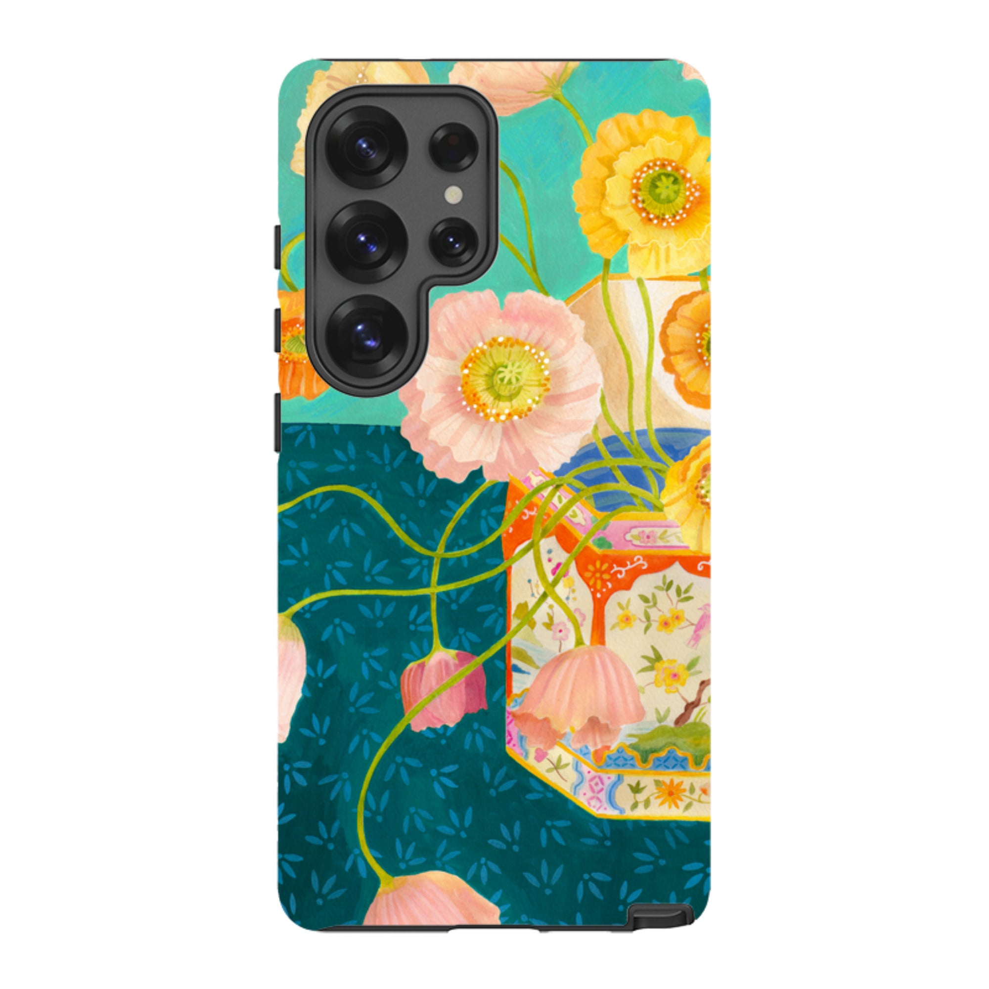 Samsung Tough Case - Poppies By Bex Parkin