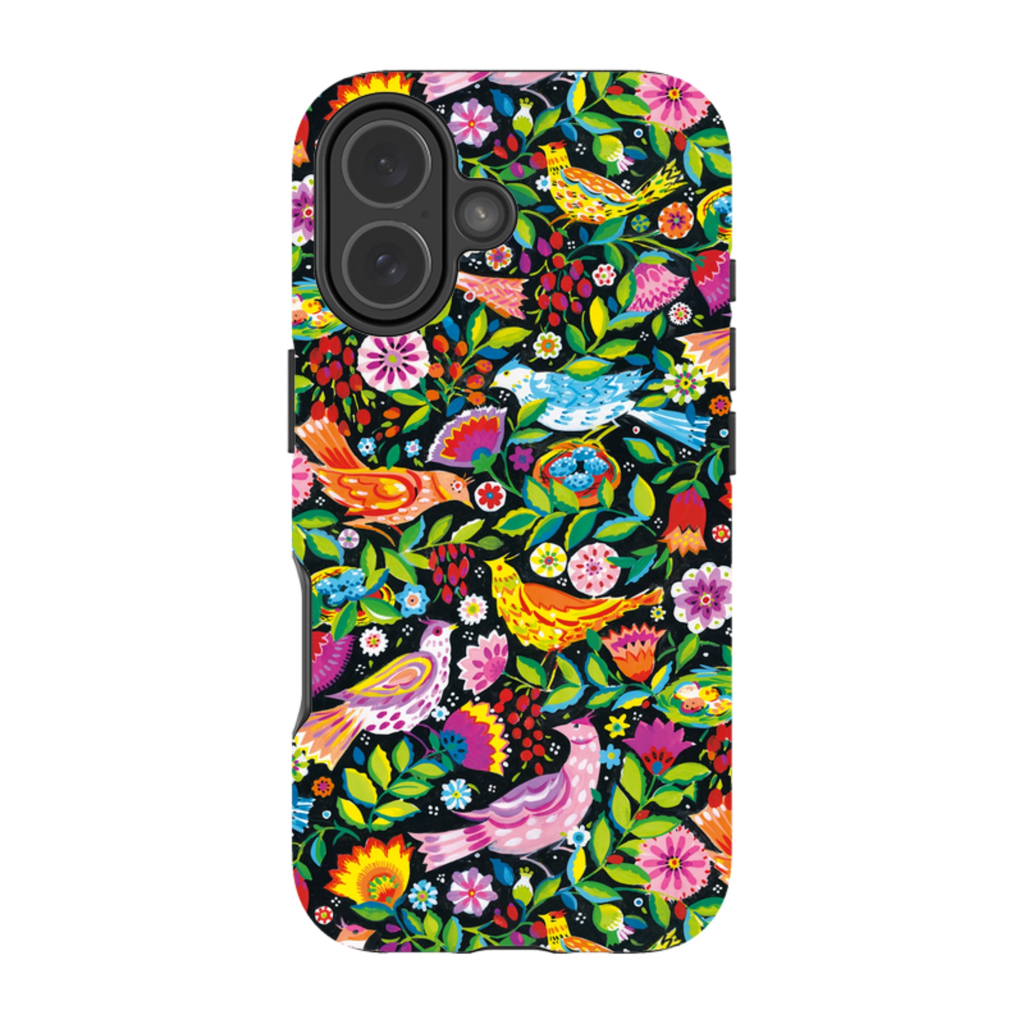 iPhone Tough Case - Folk Birds By Sarah Campbell