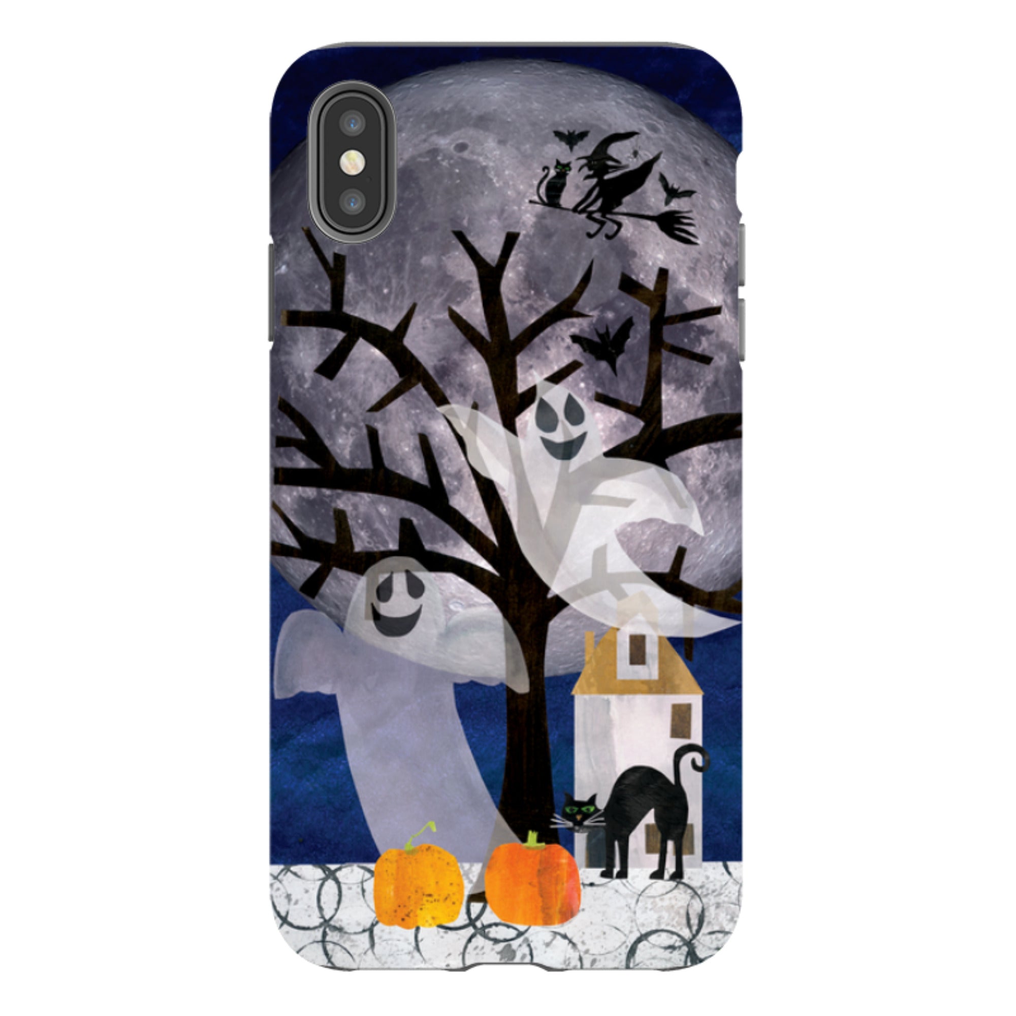 iPhone Tough Case - Halloween Moon By Tracey English
