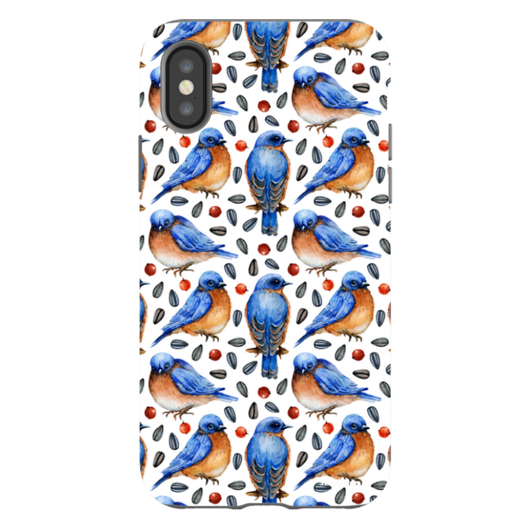 iPhone Tough Case - Bluebirds II