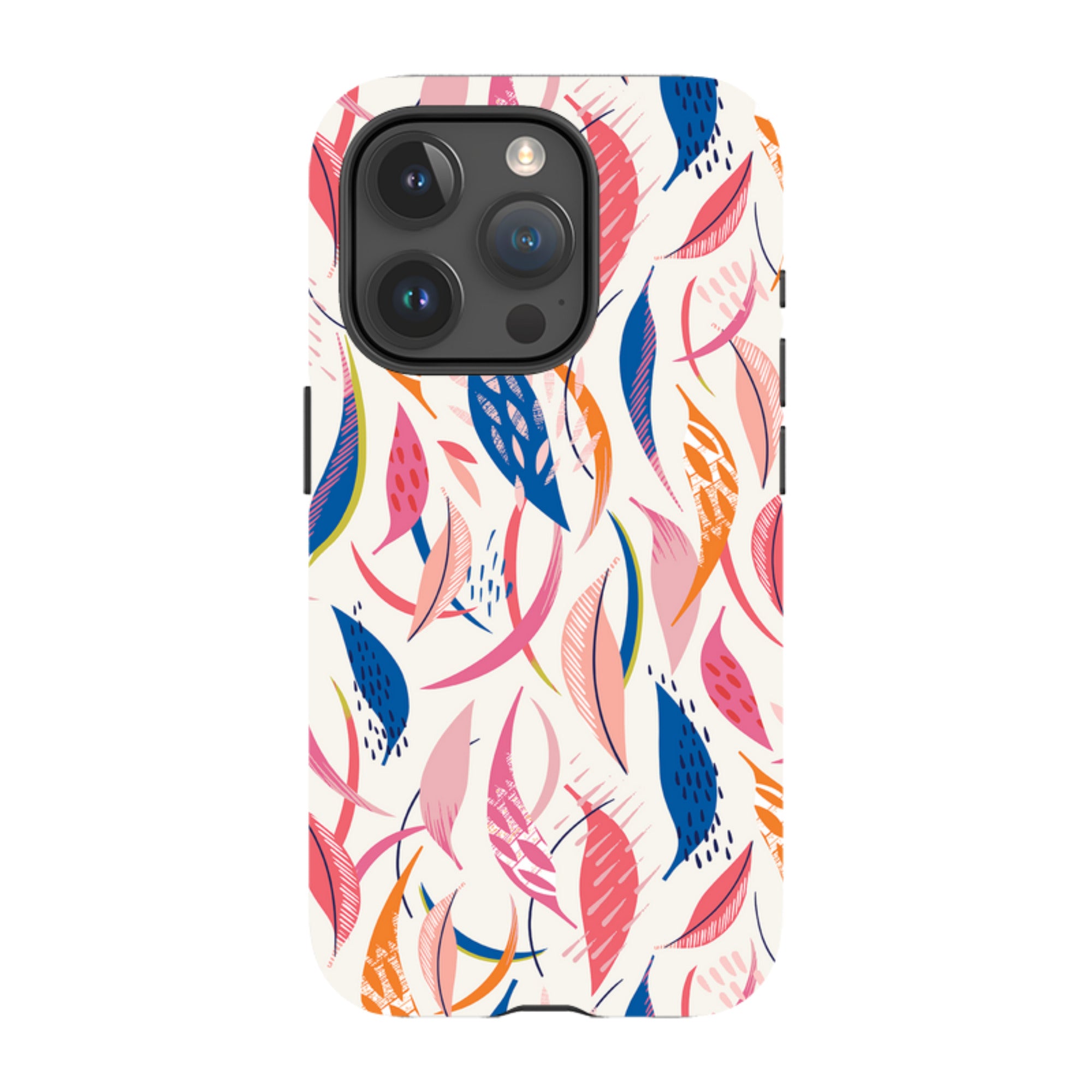 iPhone Tough Case - Flamingo Feathers By Ali Brookes