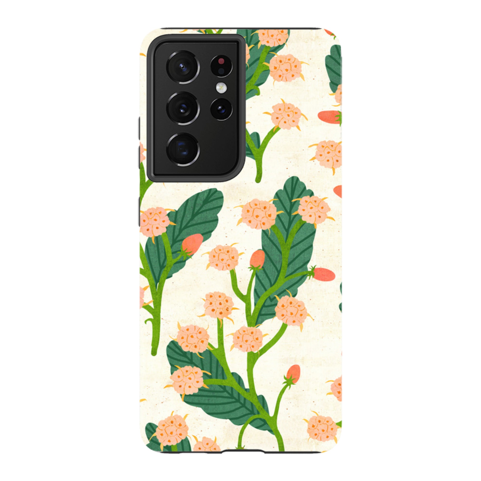 Samsung Tough Case - Summer Seeds Cream By Katherine Quinn