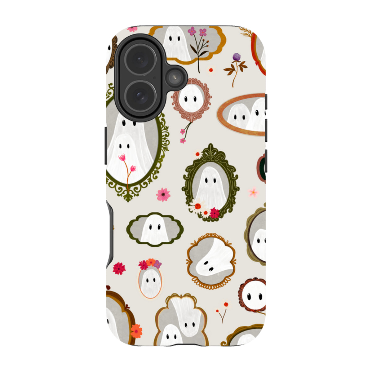 iPhone Tough Case - Framed Ghosts - Stone By Katherine Quinn
