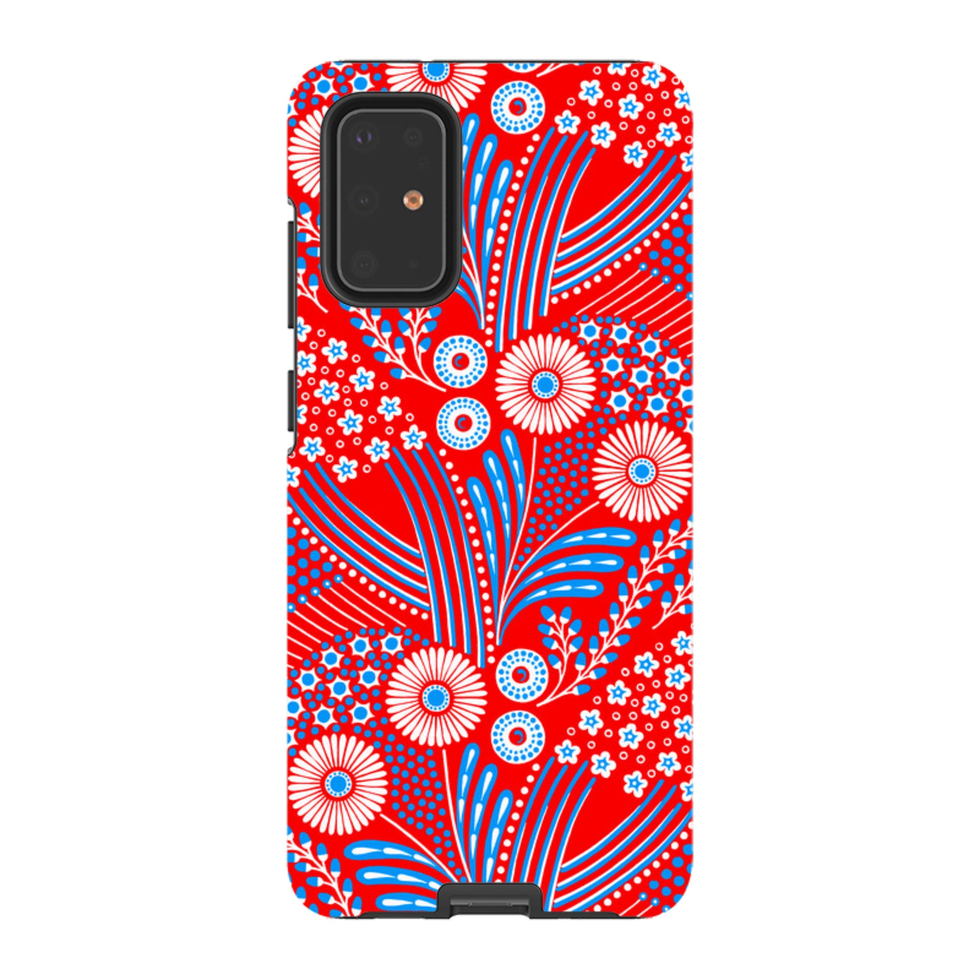 Samsung Tough Case - Red Bouquet By Cressida Bell