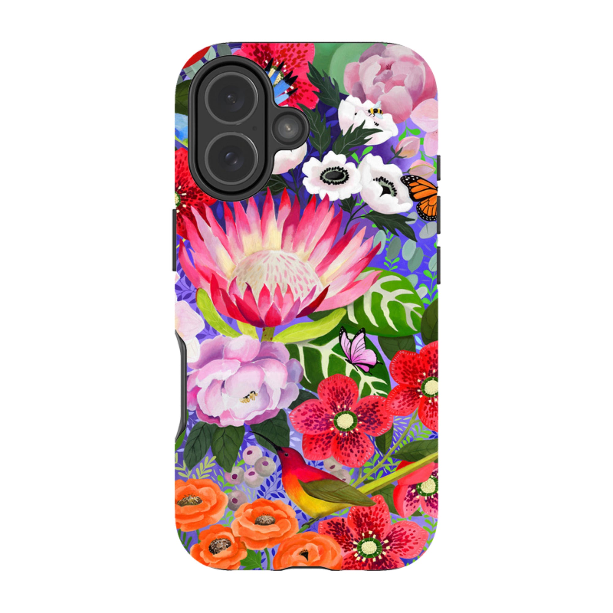 iPhone Tough Case - Exotic Birds By Bex Parkin