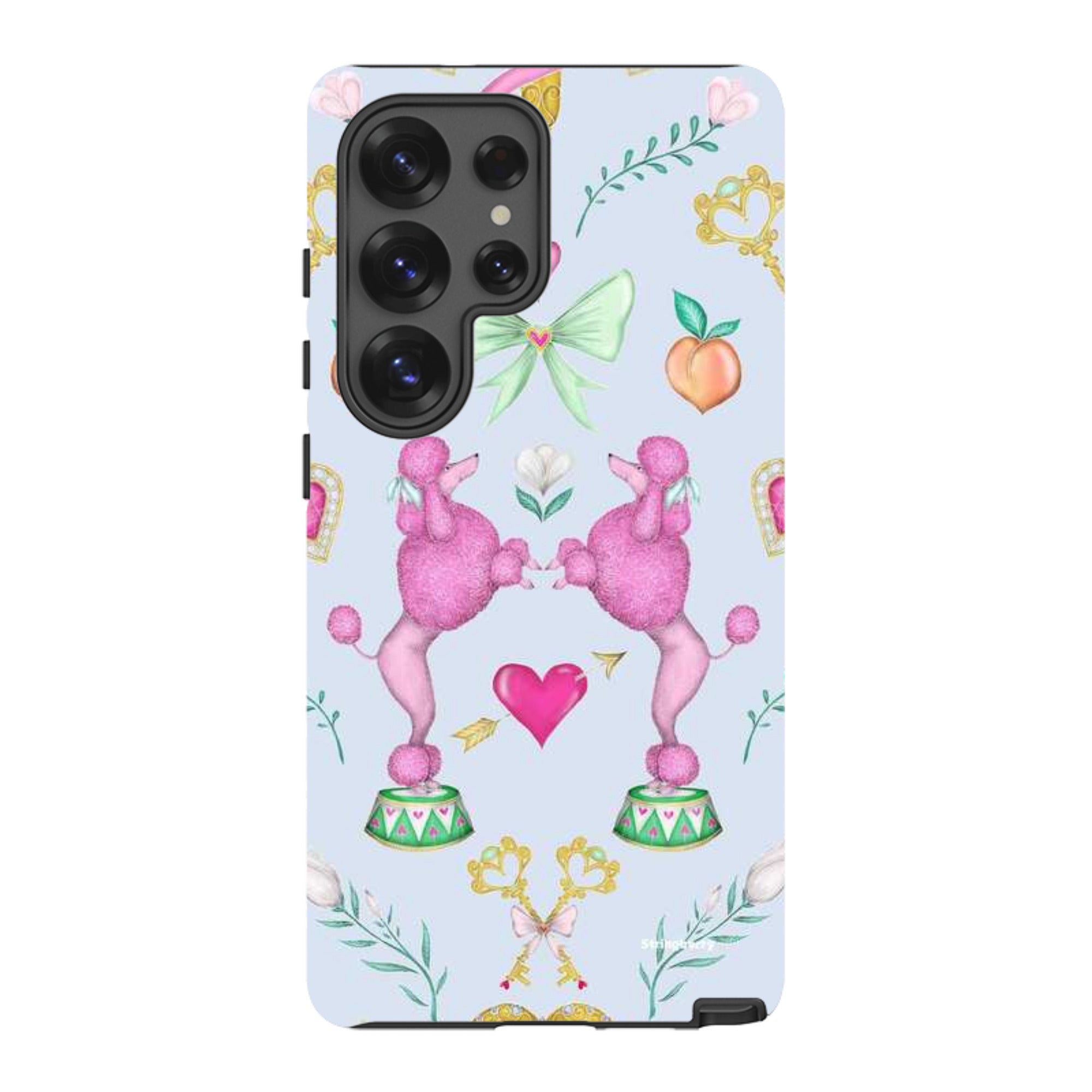 Samsung Tough Case - Pink Poodle Parlour Powder By Catherine Rowe