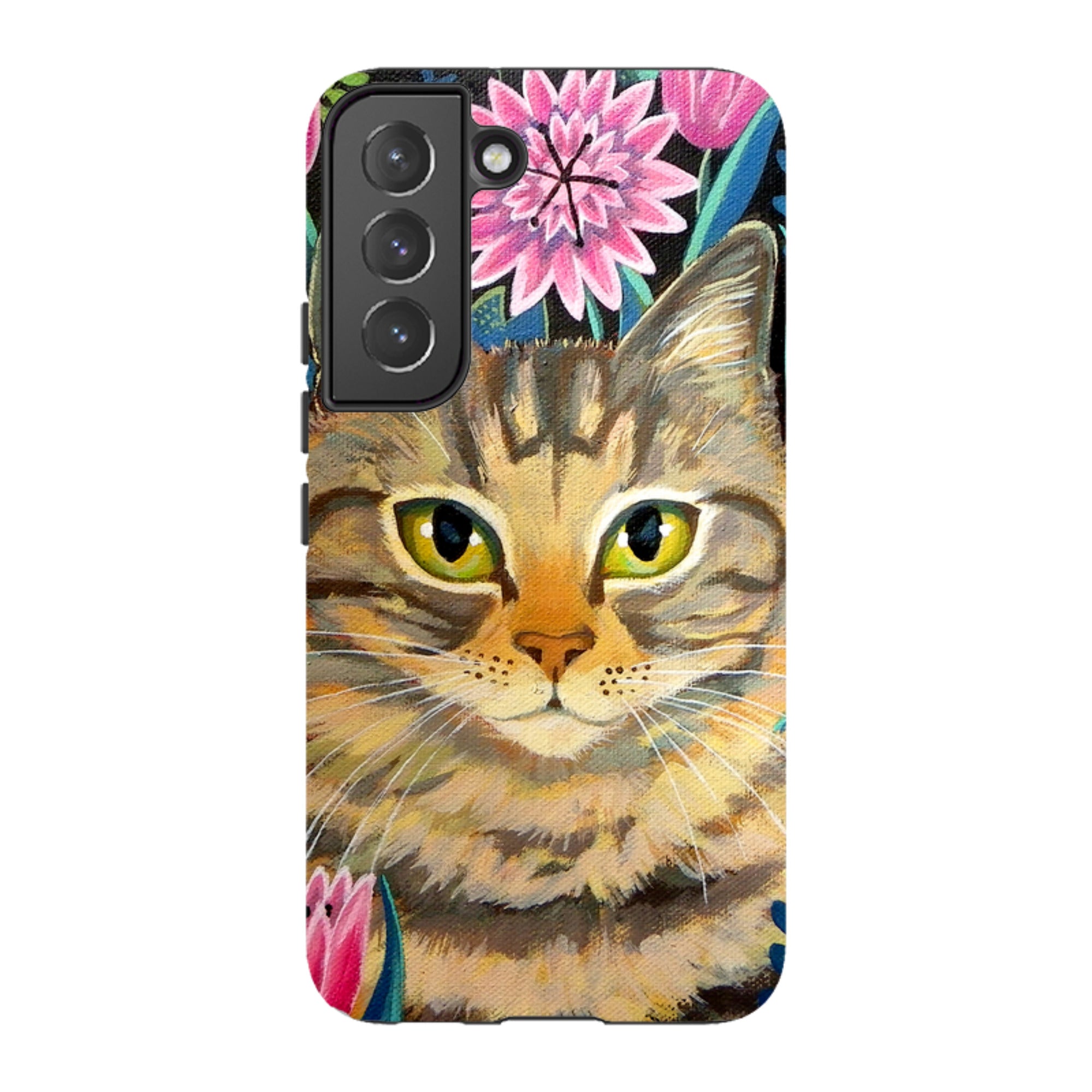 Samsung Tough Case - Tabby Cat By Mary Stubberfield