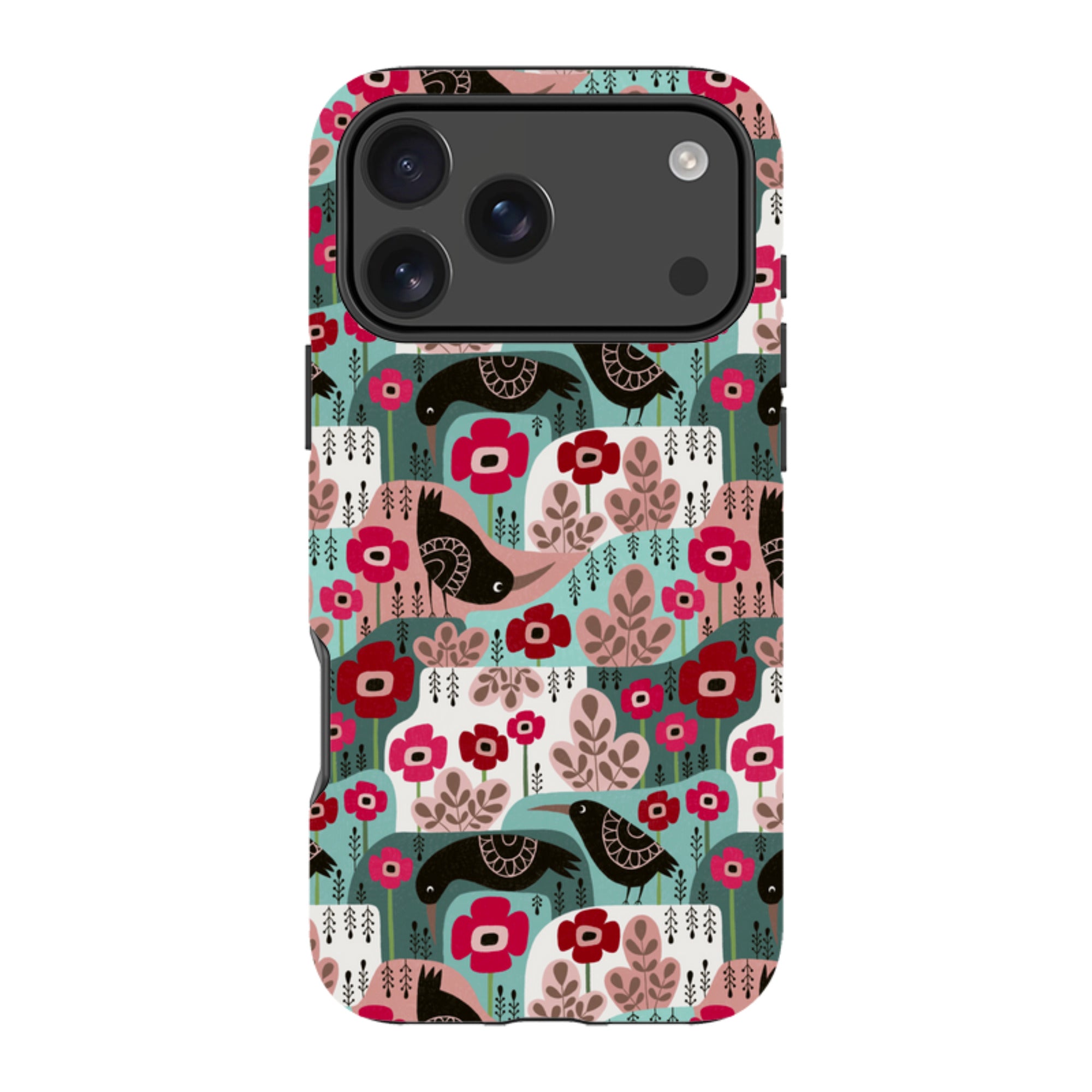 iPhone Tough Case - Poppies And Crow By Suzy Taylor