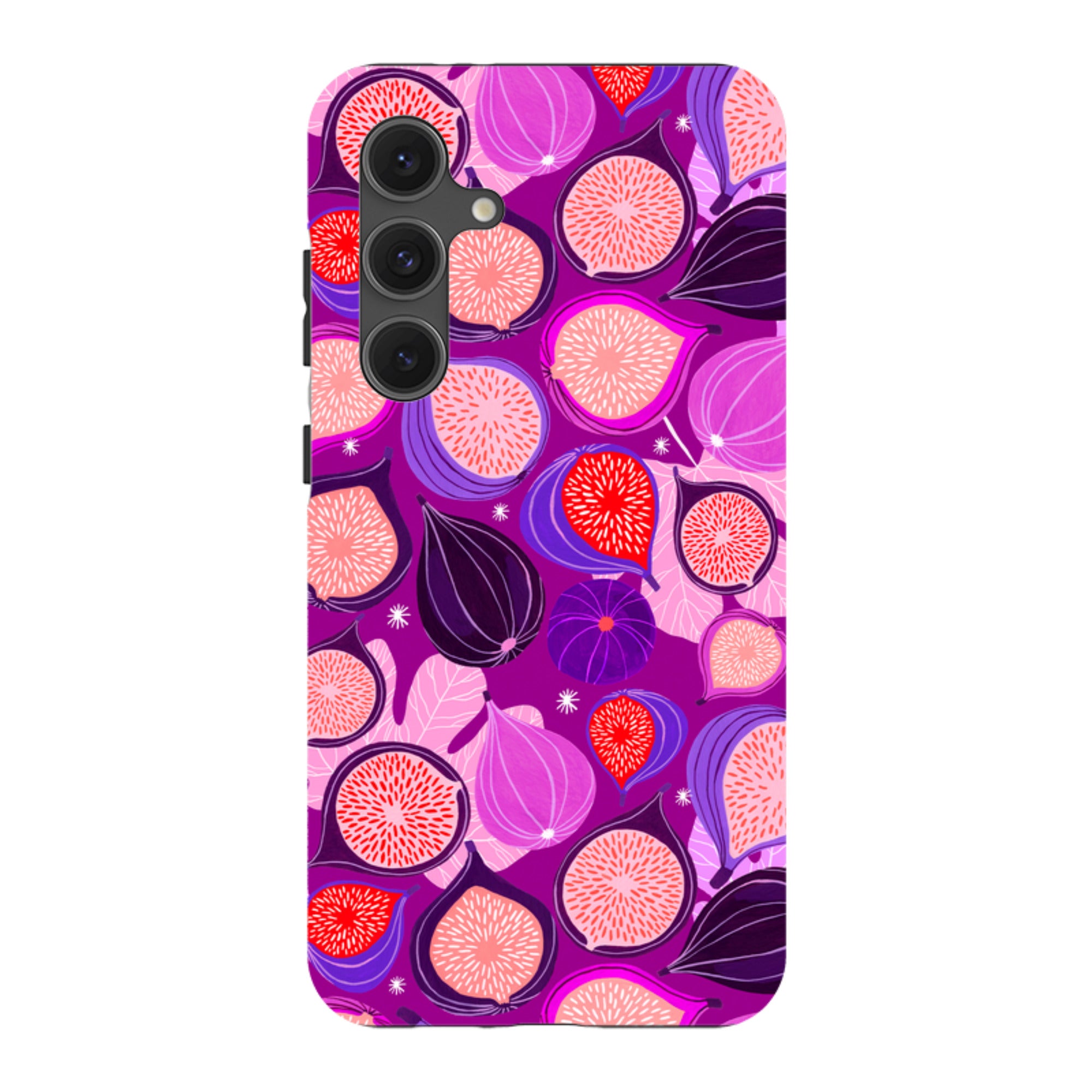 Samsung Tough Case - Ficolino Purple Pattern By Madalina Andronic